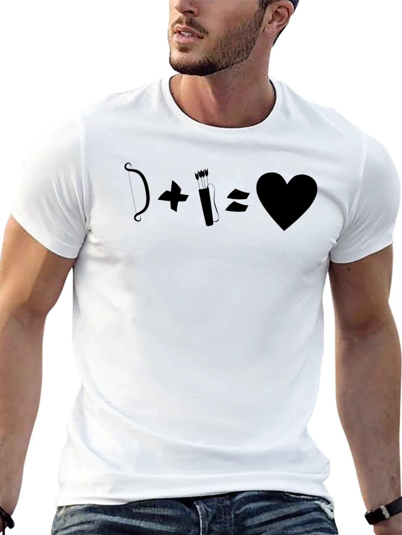 Archery Heart Graphic T-Shirt