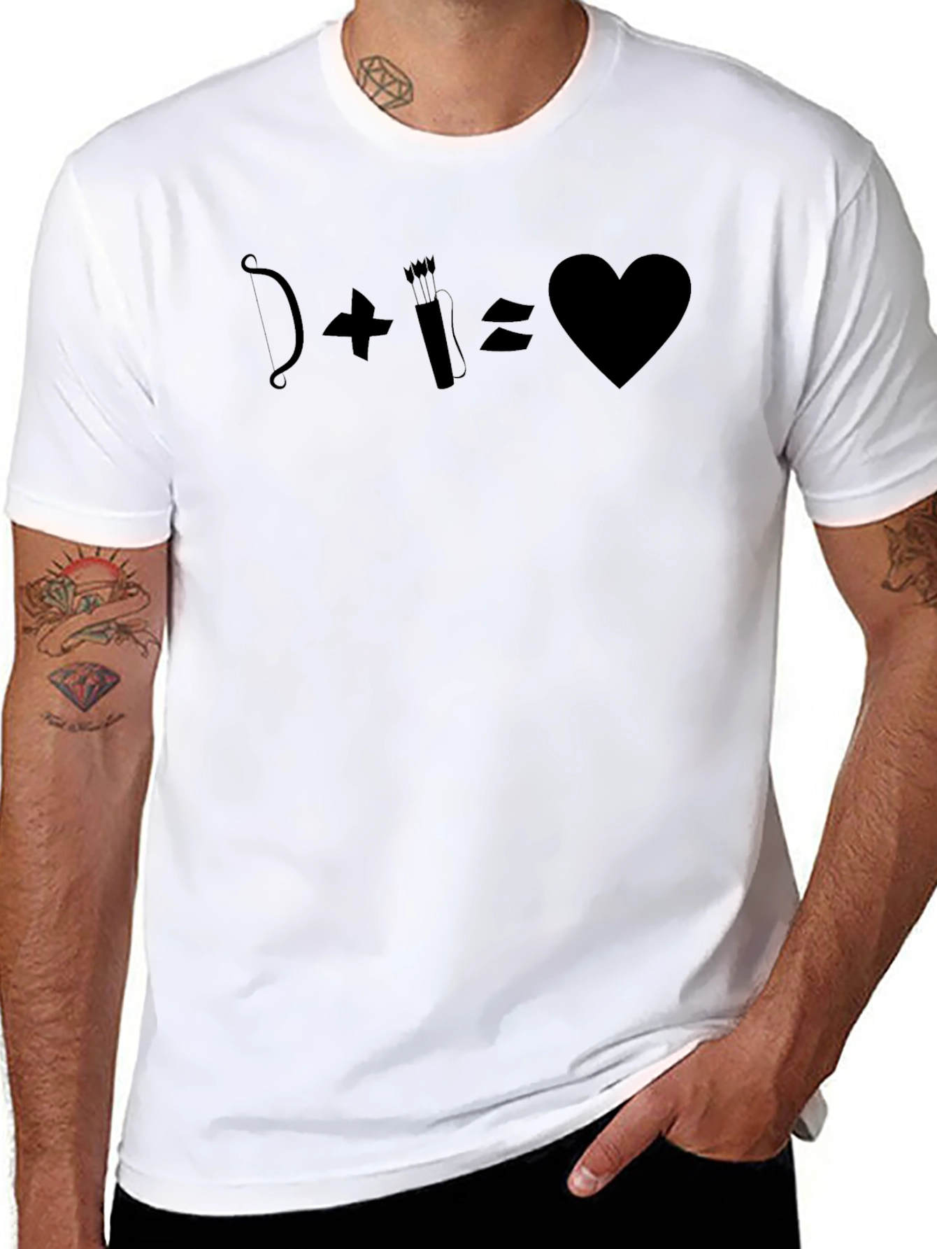 Archery Heart Graphic T-Shirt
