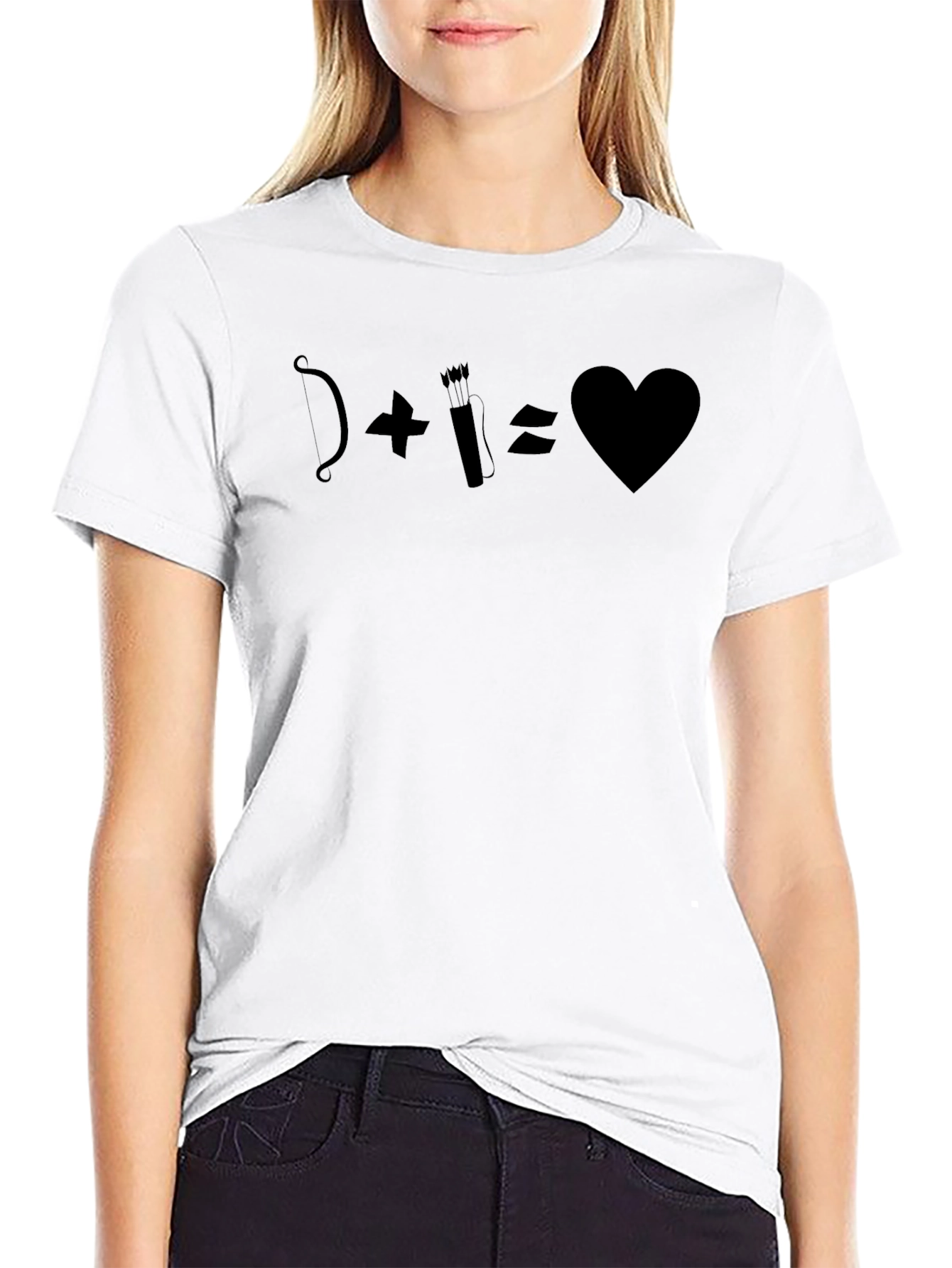 Archery Heart Graphic T-Shirt