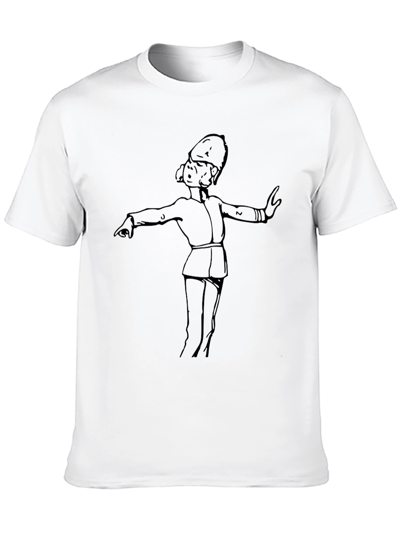 Novelty Cartoon Character Graphic T-Shirt