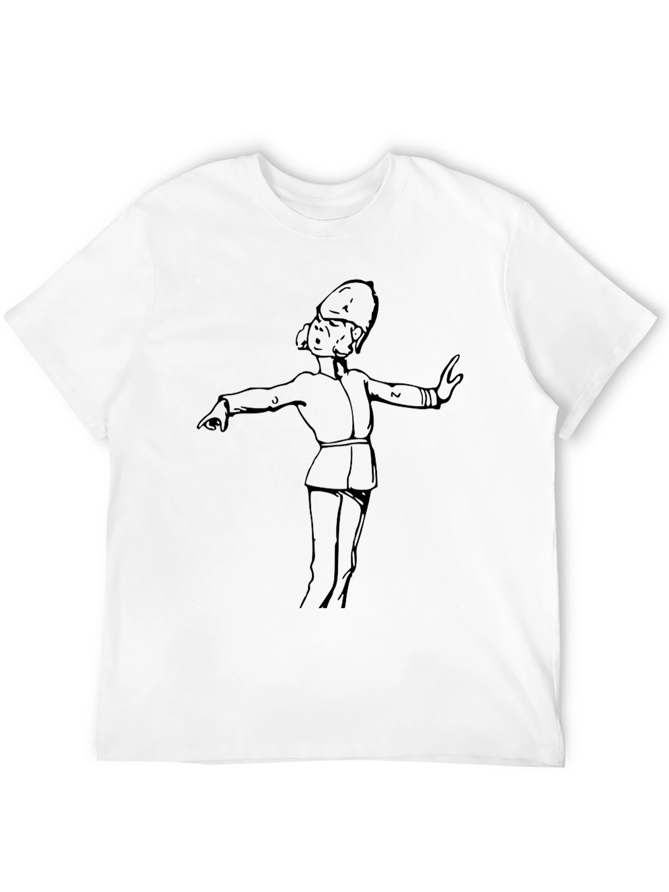 Novelty Cartoon Character Graphic T-Shirt