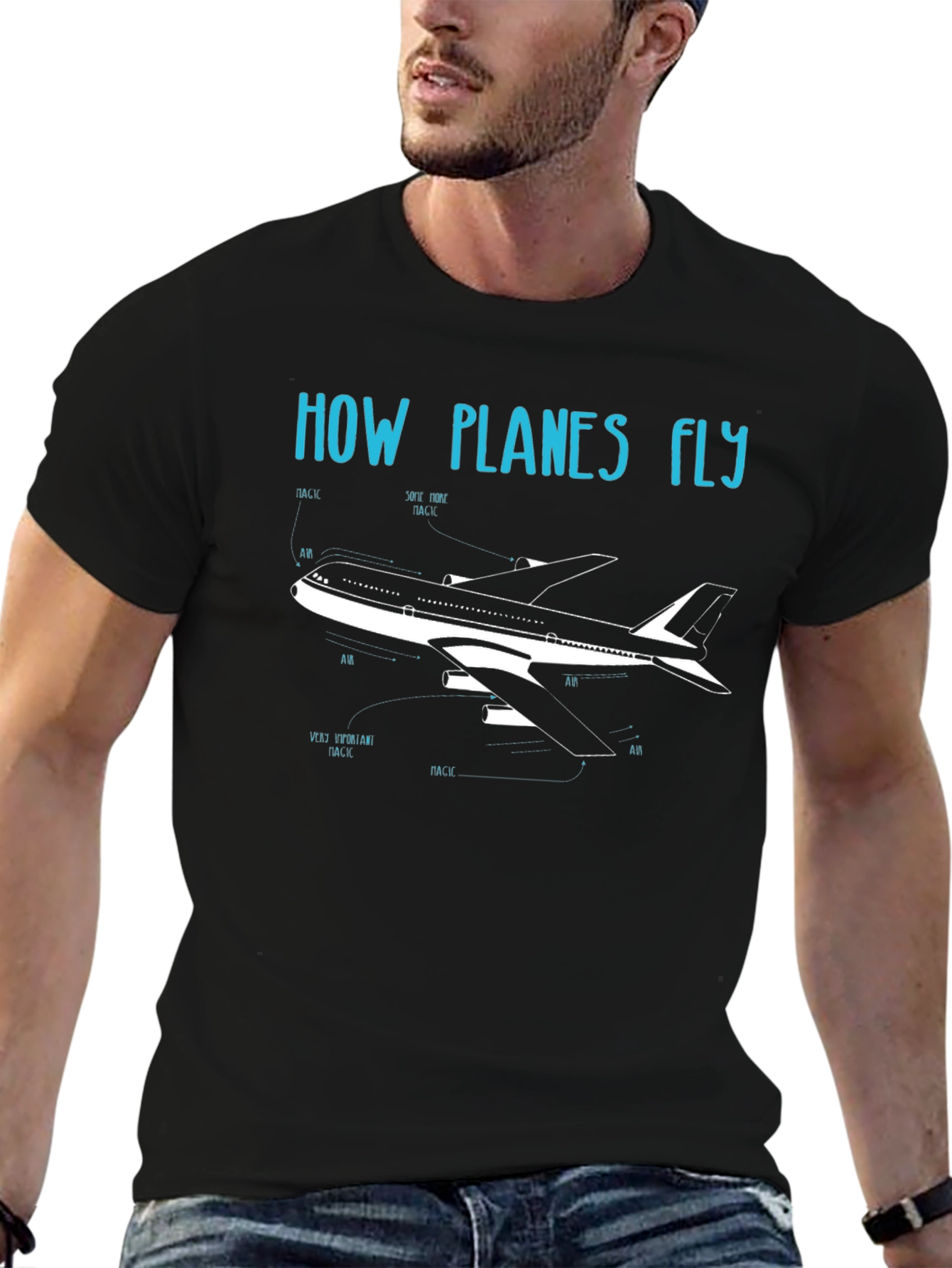 How Planes Fly Graphic T-Shirt