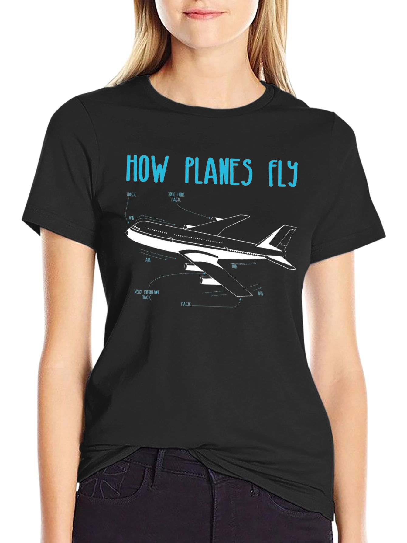 How Planes Fly Graphic T-Shirt