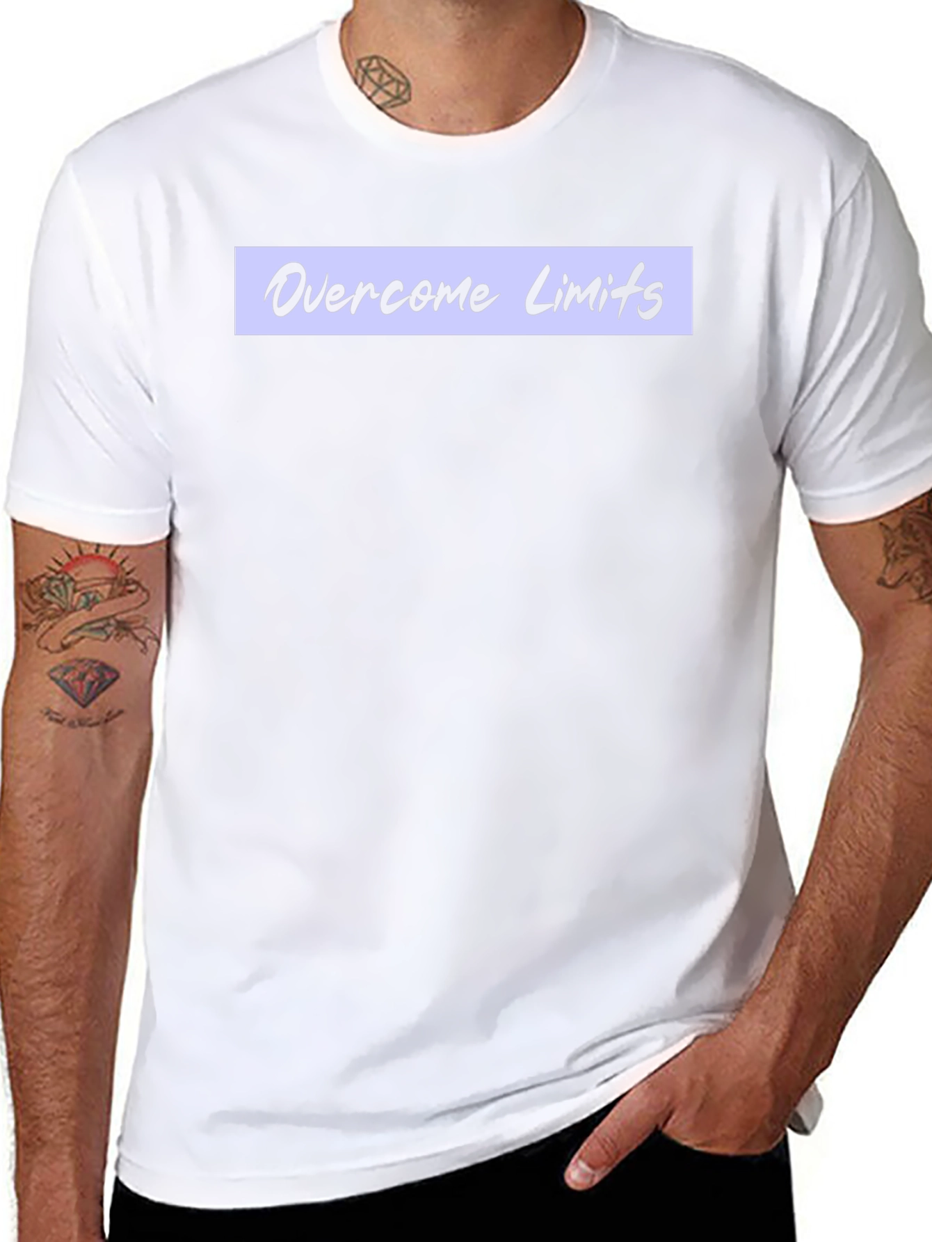 Overcome Limits Graphic Tee - Motivational T-Shirt