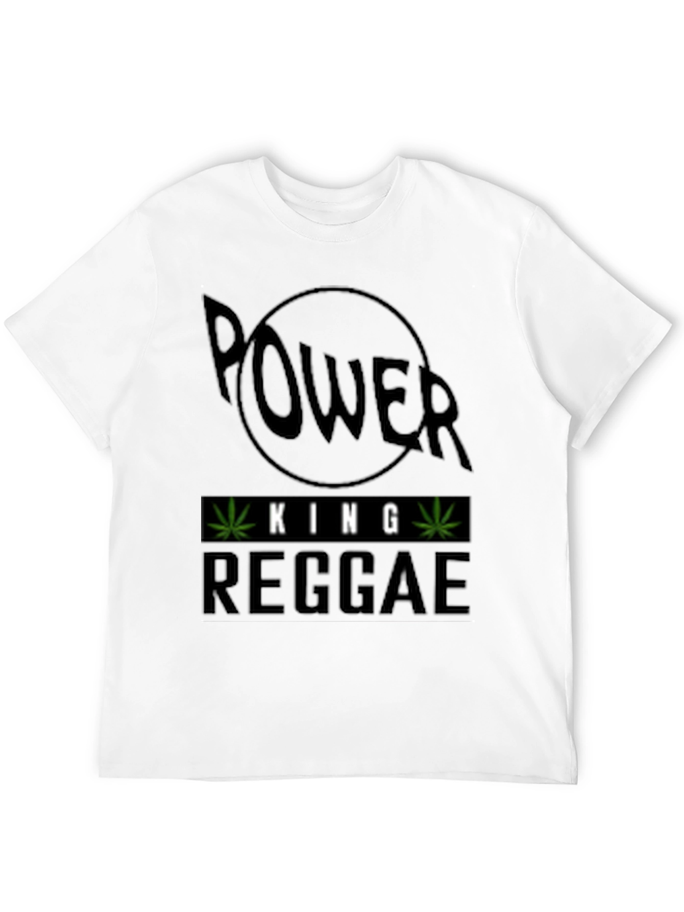 Power King Reggae Black T-Shirt