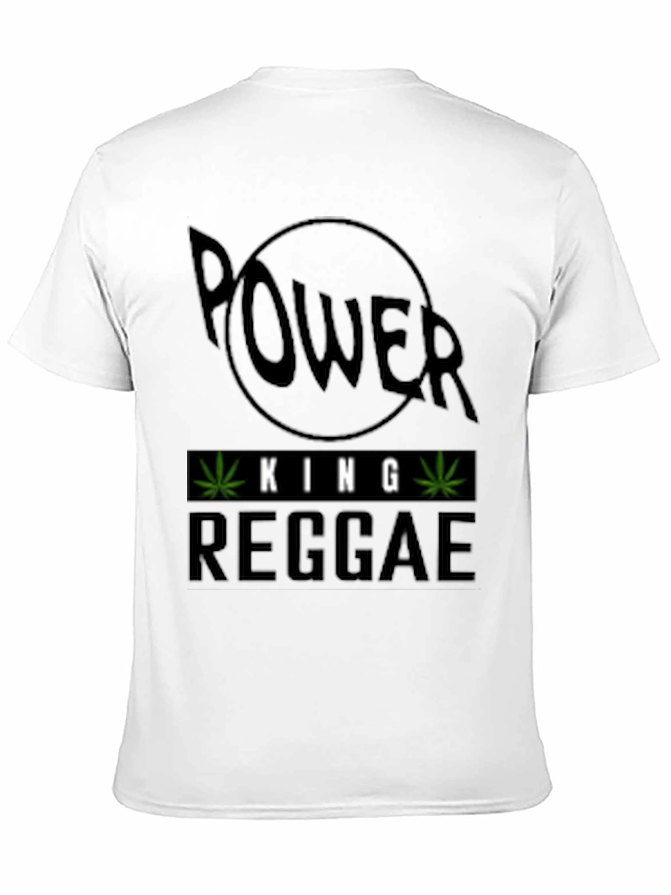 Power King Reggae Black T-Shirt