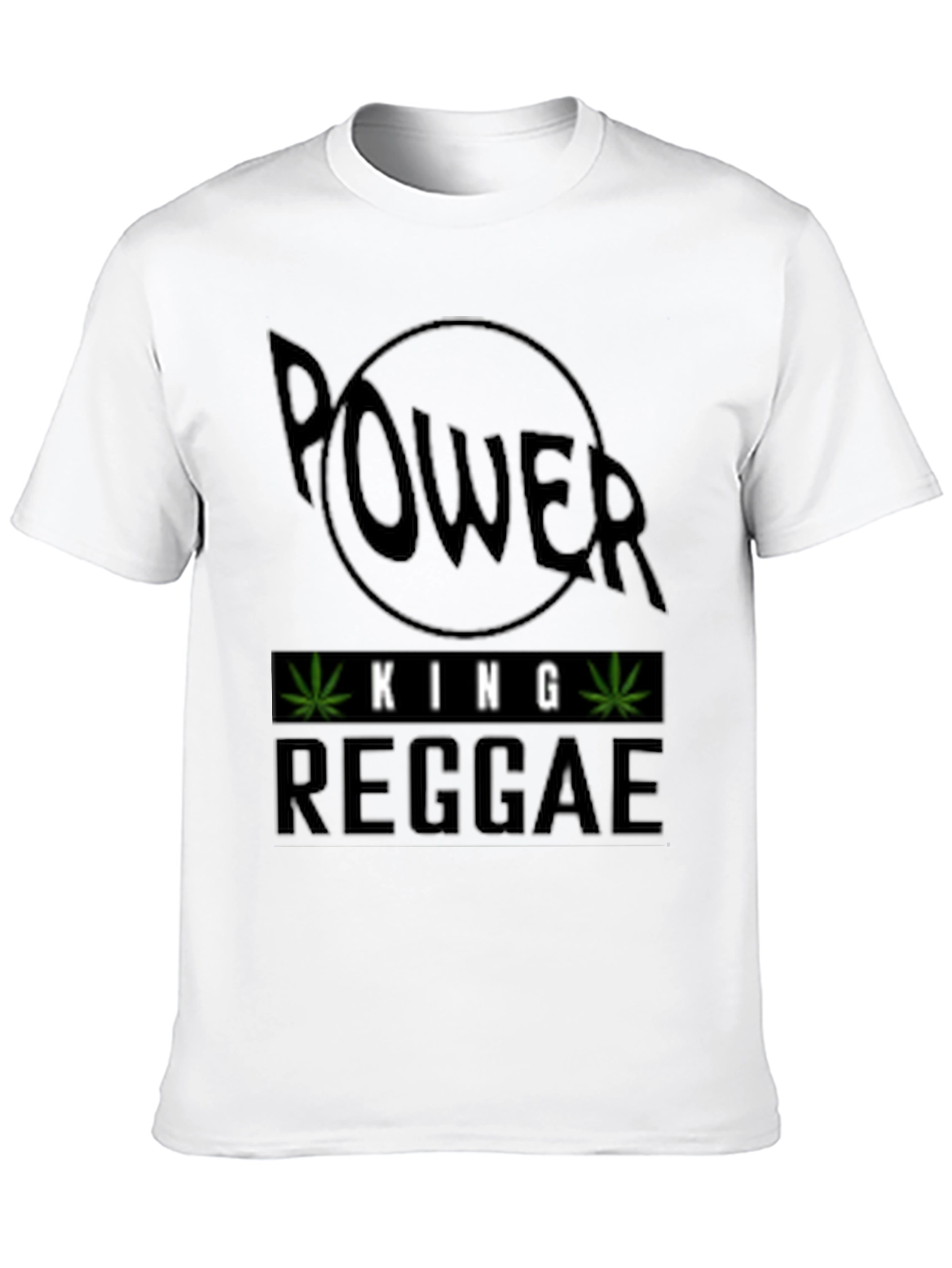 Power King Reggae Black T-Shirt