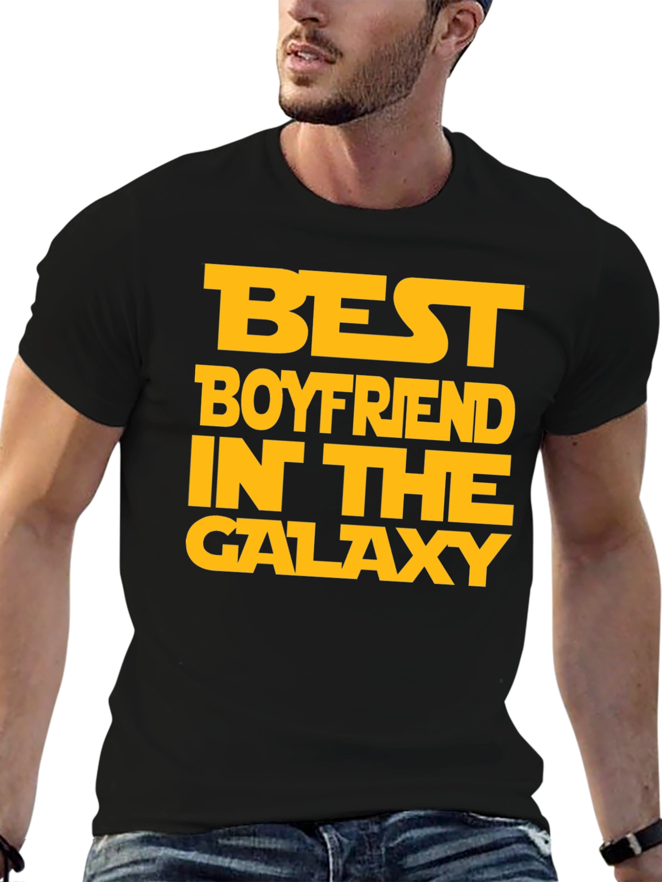 Best Boyfriend in the Galaxy Graphic Tee