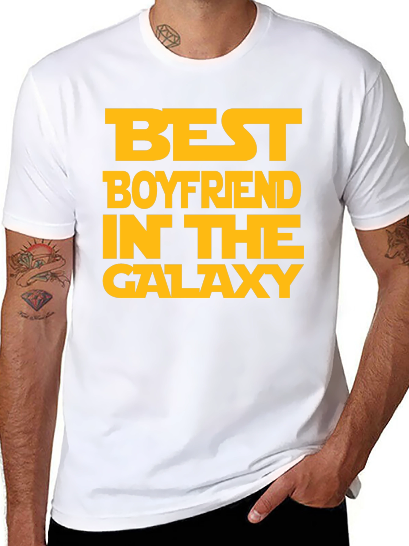 Best Boyfriend in the Galaxy Graphic Tee