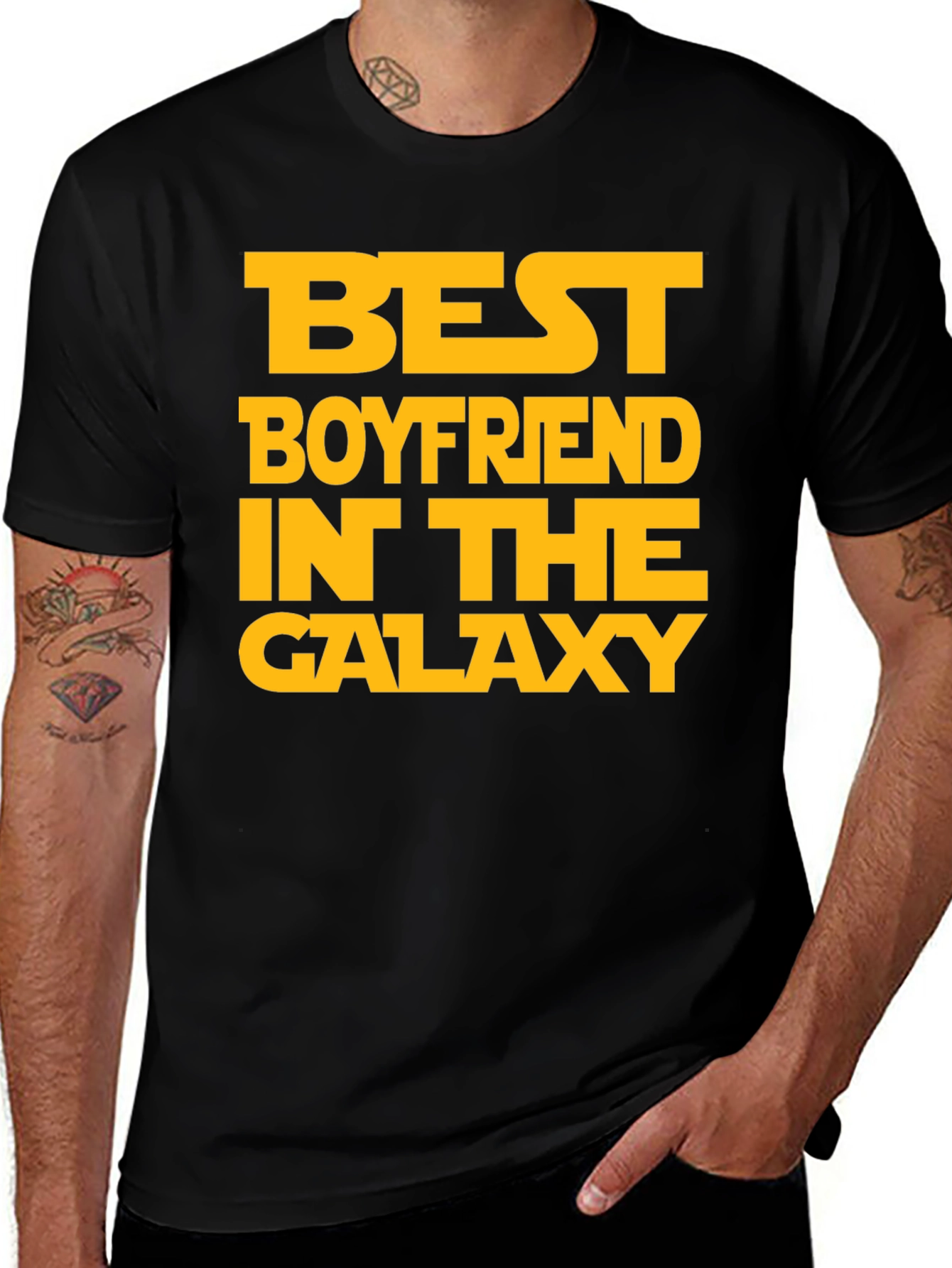 Best Boyfriend in the Galaxy Graphic Tee