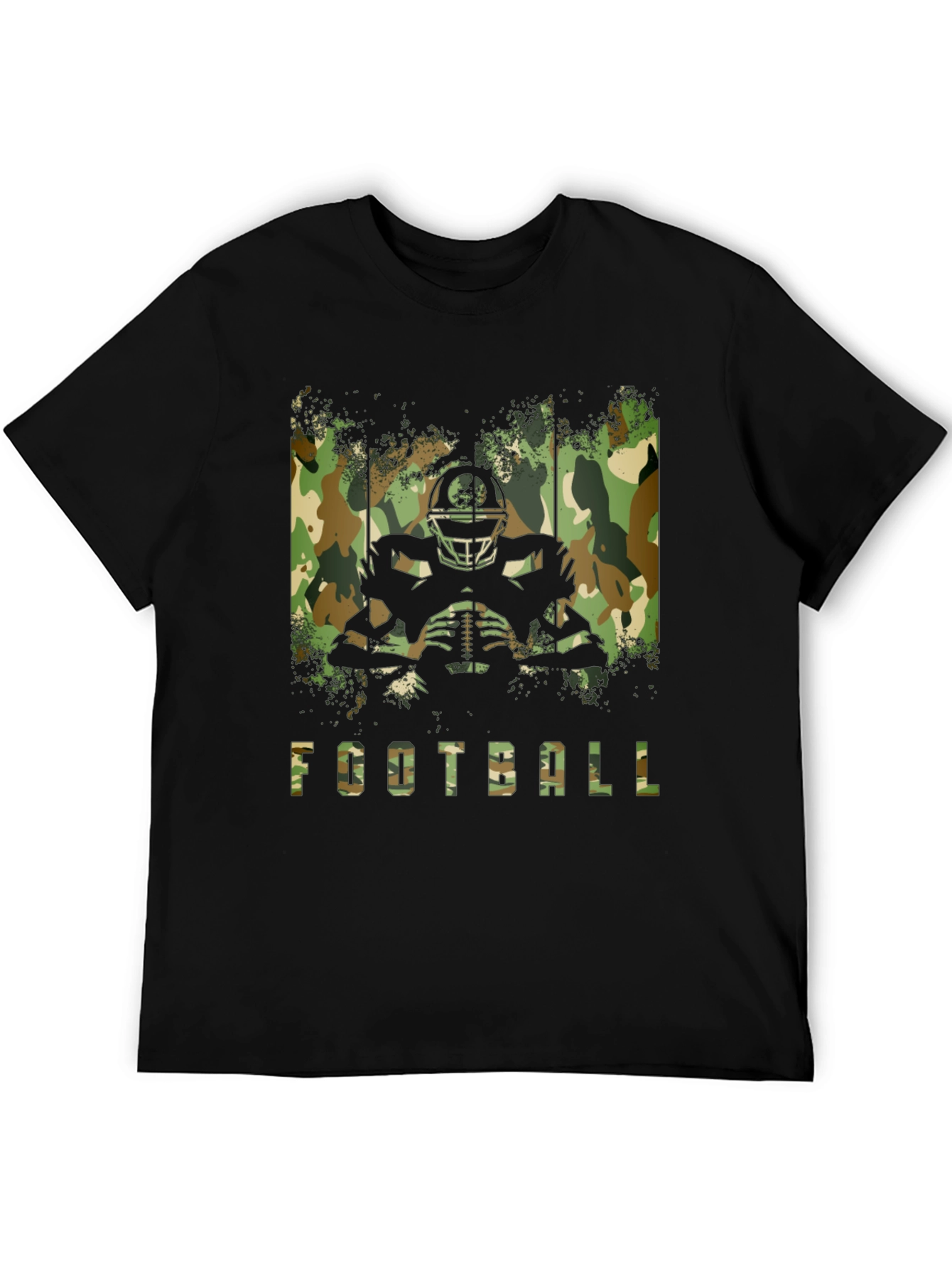 Football Camo T-Shirt - Game Day Ready!