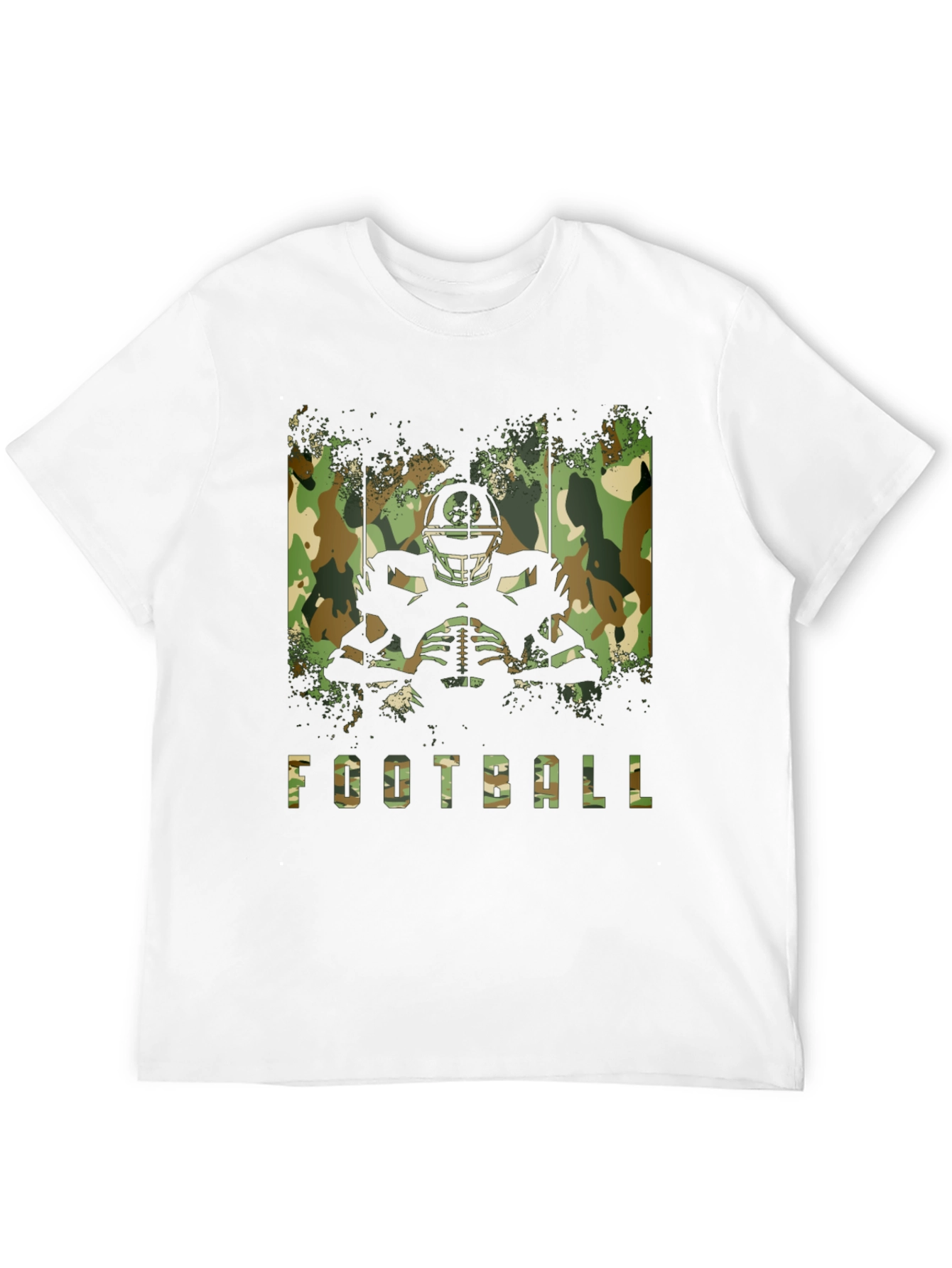 Football Camo T-Shirt - Game Day Ready!