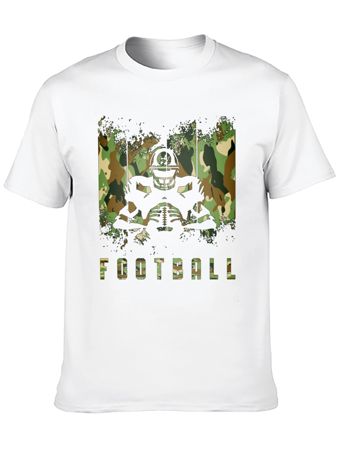 Football Camo T-Shirt - Game Day Ready!
