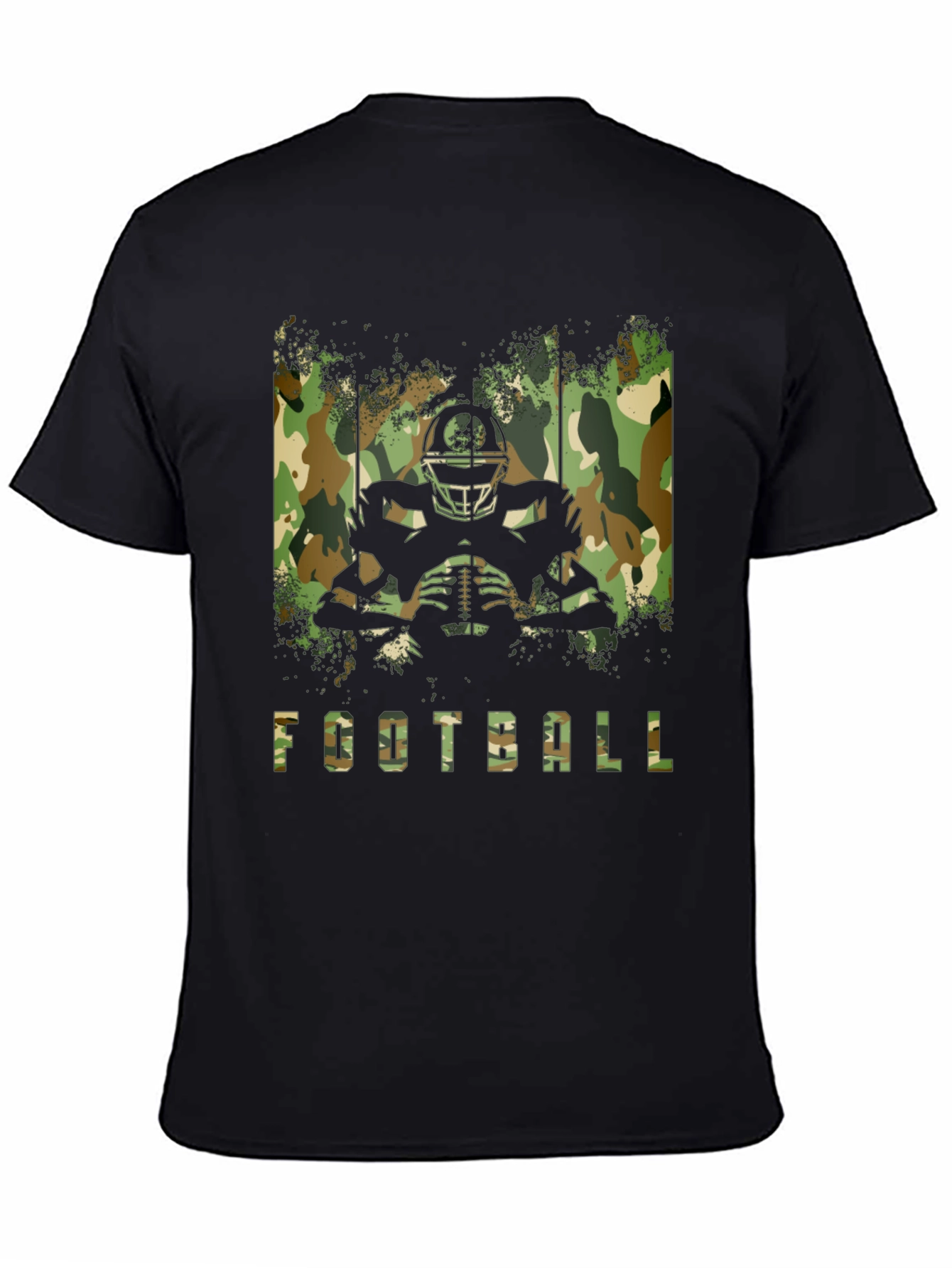 Football Camo T-Shirt - Game Day Ready!