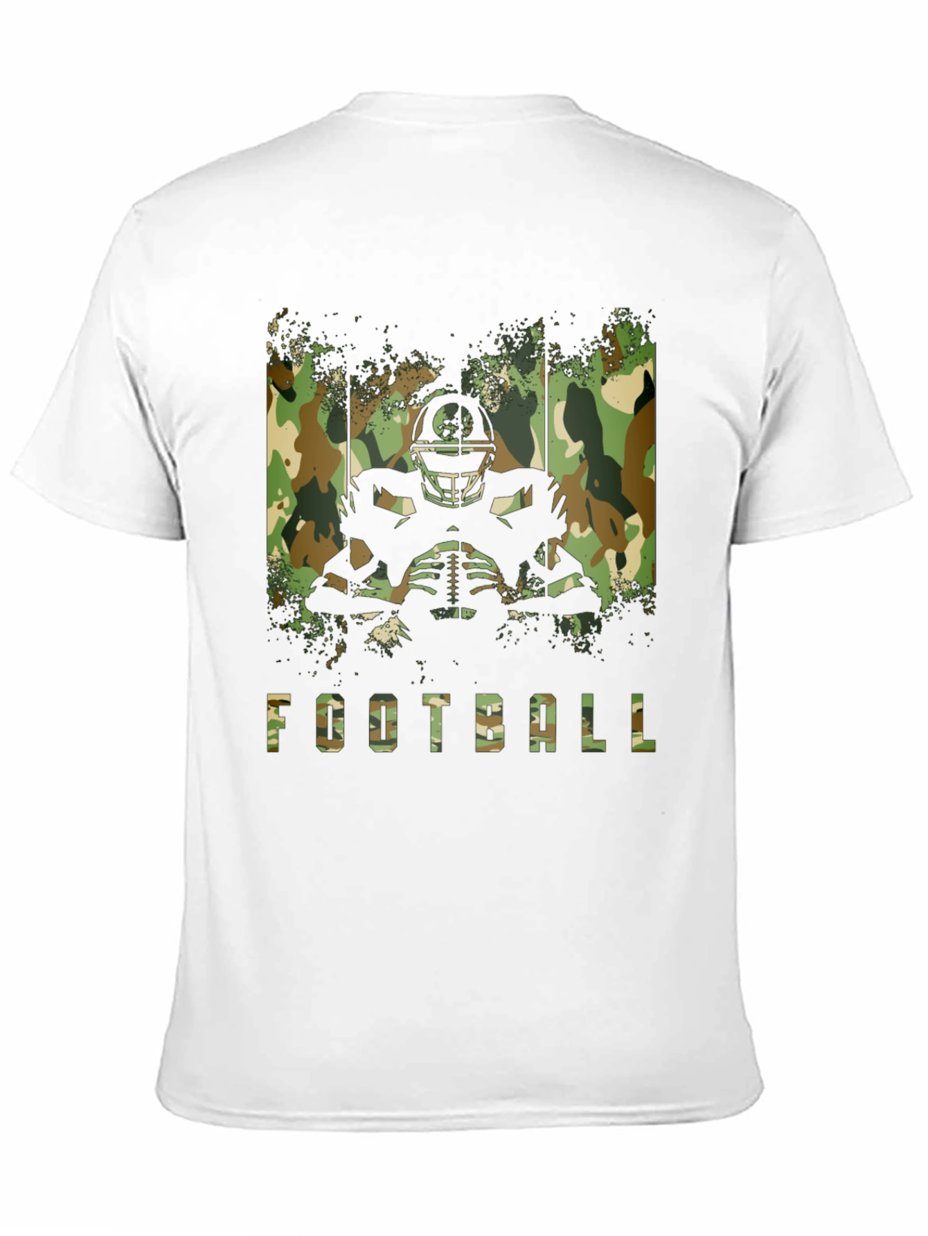 Football Camo T-Shirt - Game Day Ready!