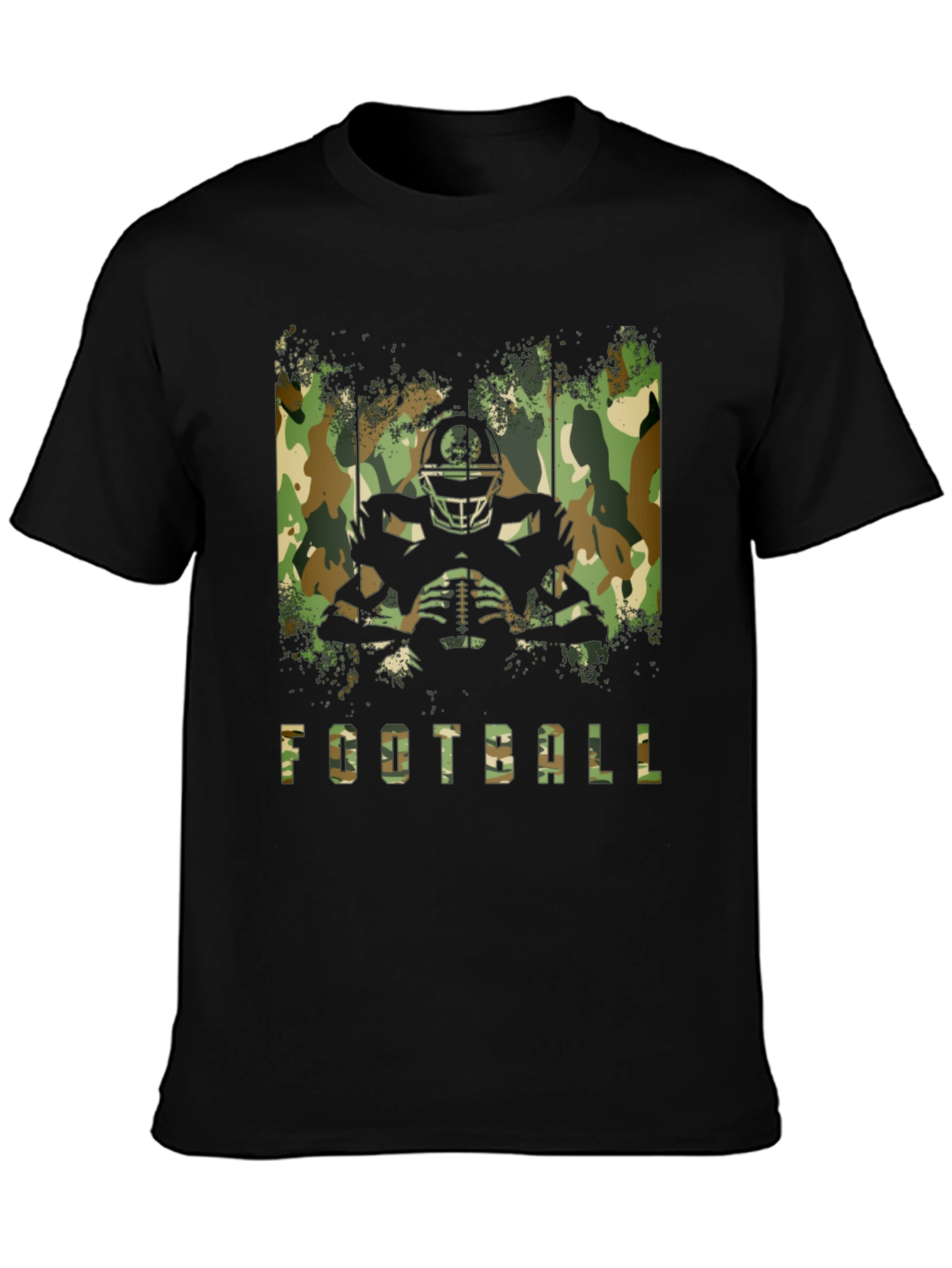 Football Camo T-Shirt - Game Day Ready!