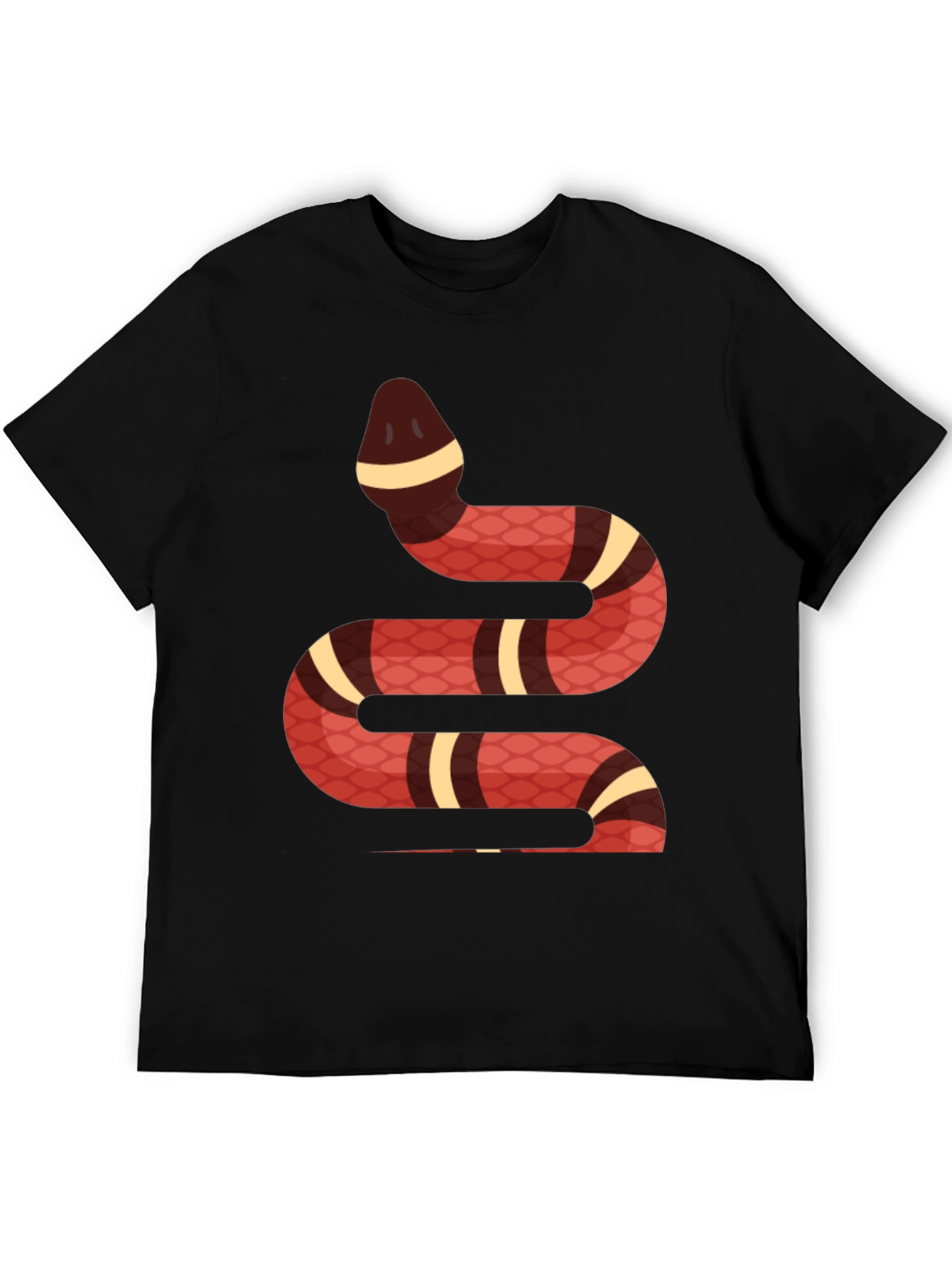 Snake Graphic Tee - Stylish Animal Print T-Shirt