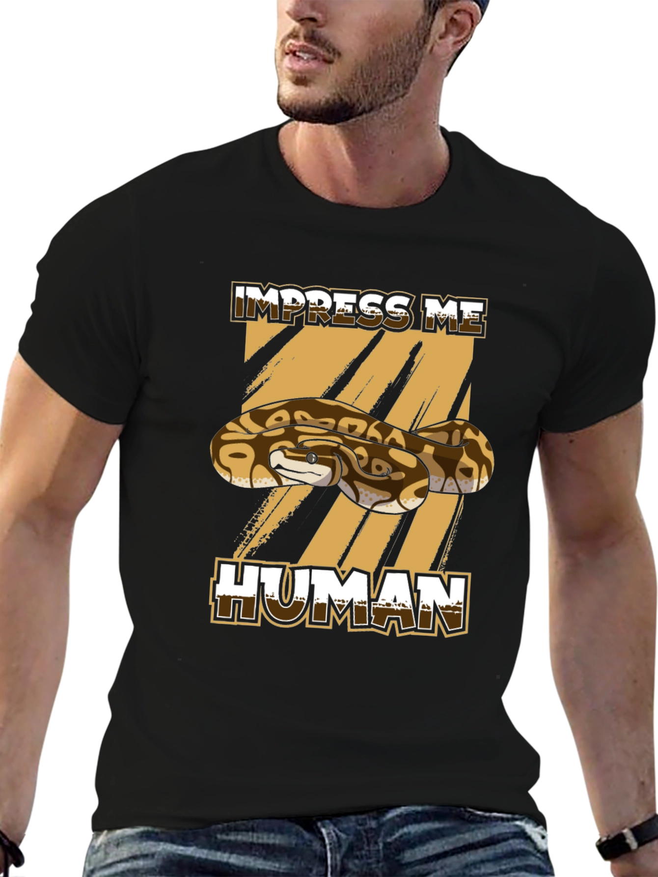 Impress Me Human! Ball Python Graphic Tee