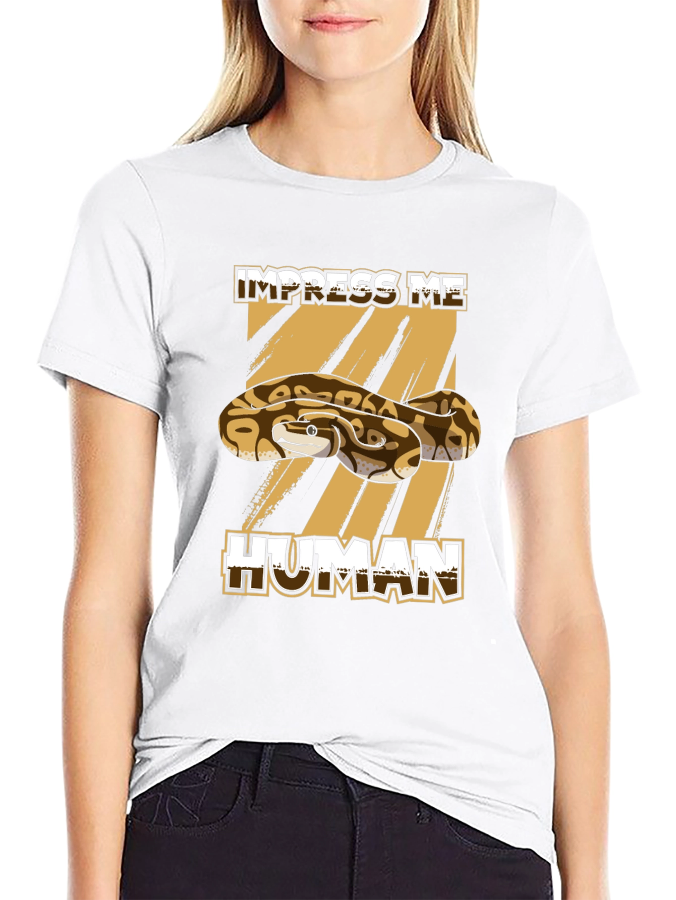 Impress Me Human! Ball Python Graphic Tee