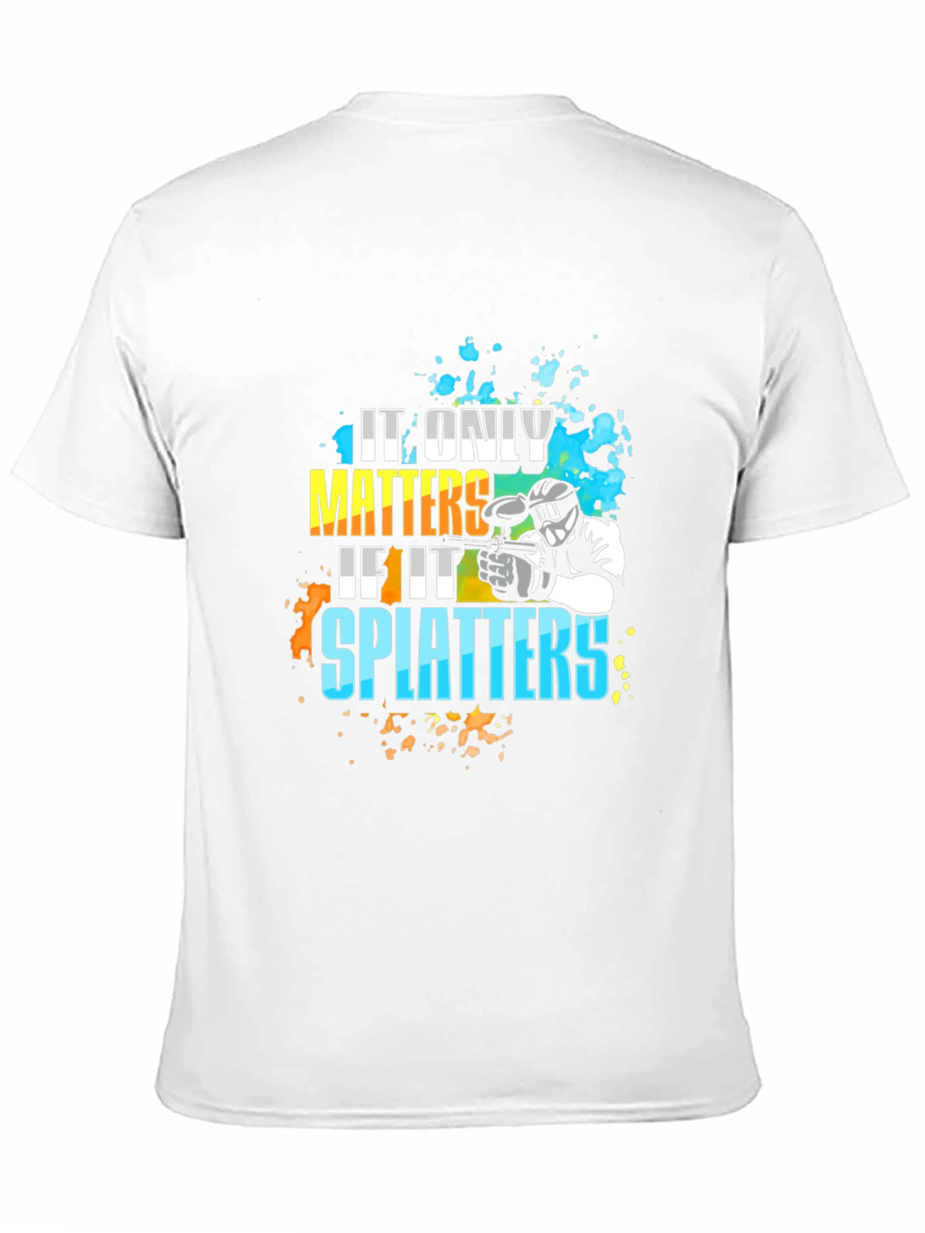 Paintball Splatters Graphic T-Shirt