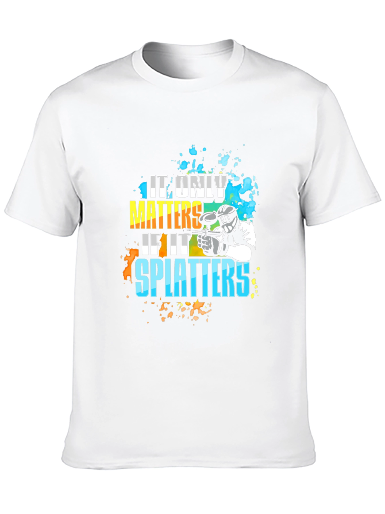Paintball Splatters Graphic T-Shirt