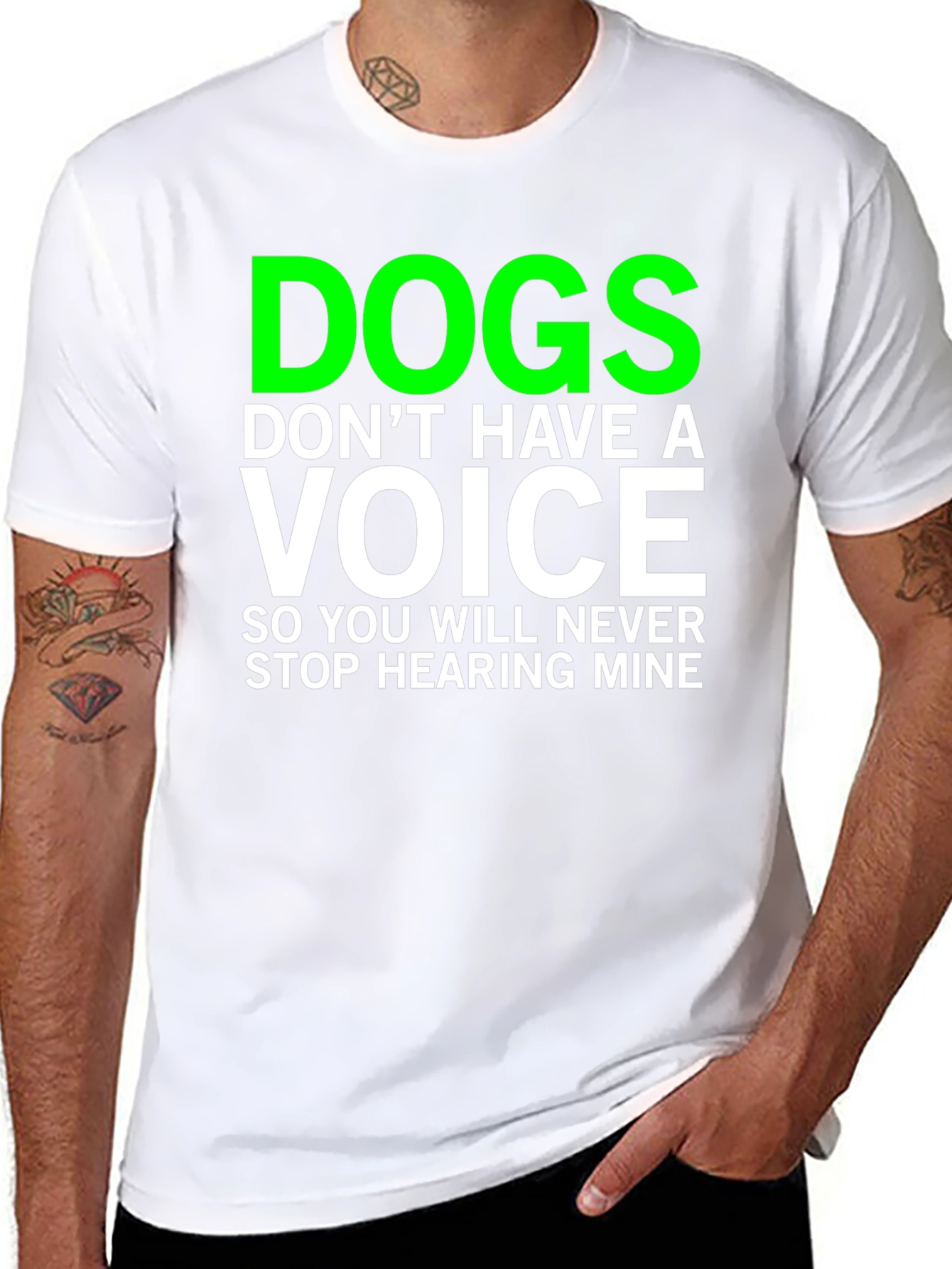 Dogs Dont Have a Voice T-Shirt