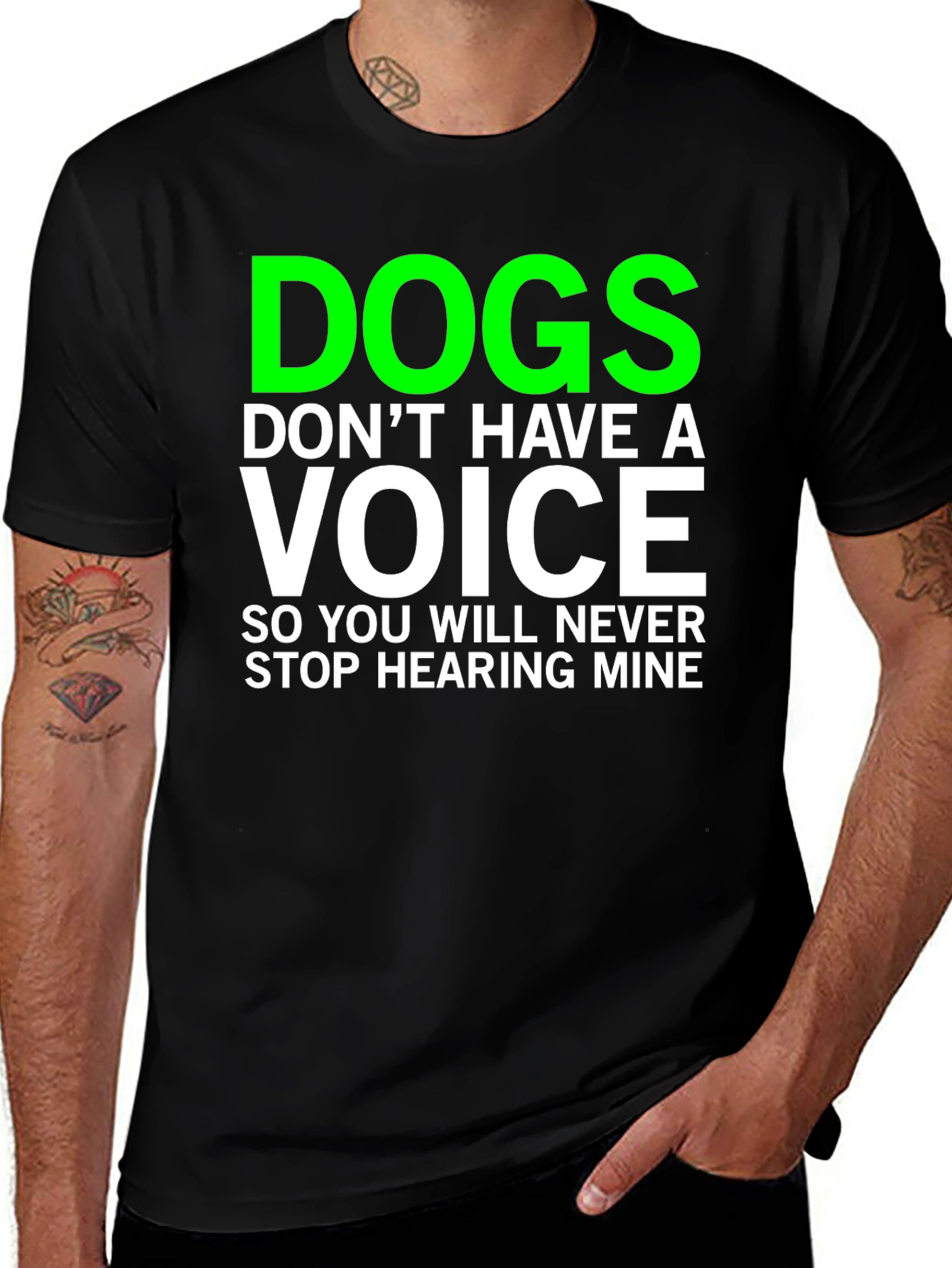 Dogs Dont Have a Voice T-Shirt