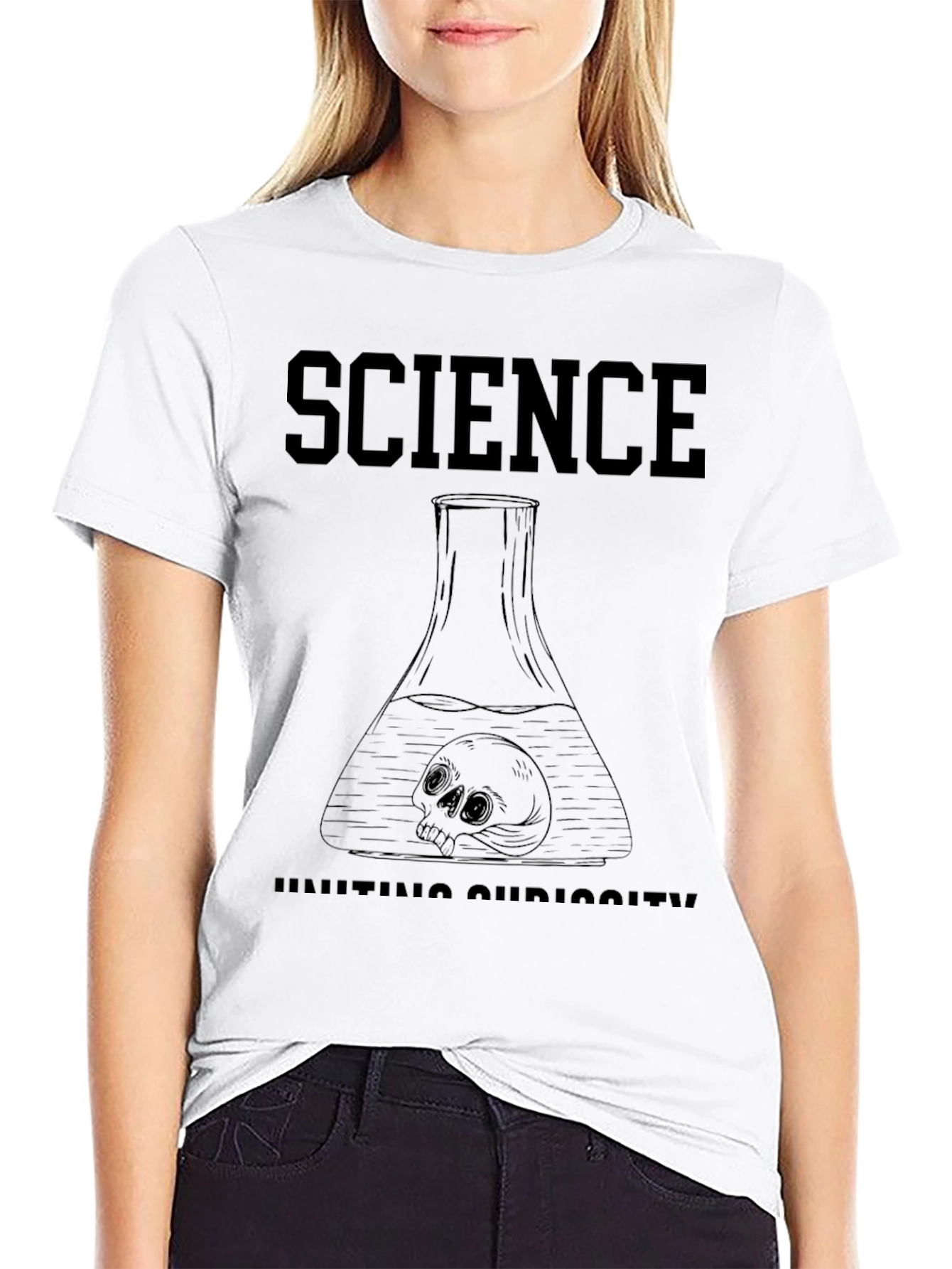 Science Curiosity T-Shirt - Skull Edition
