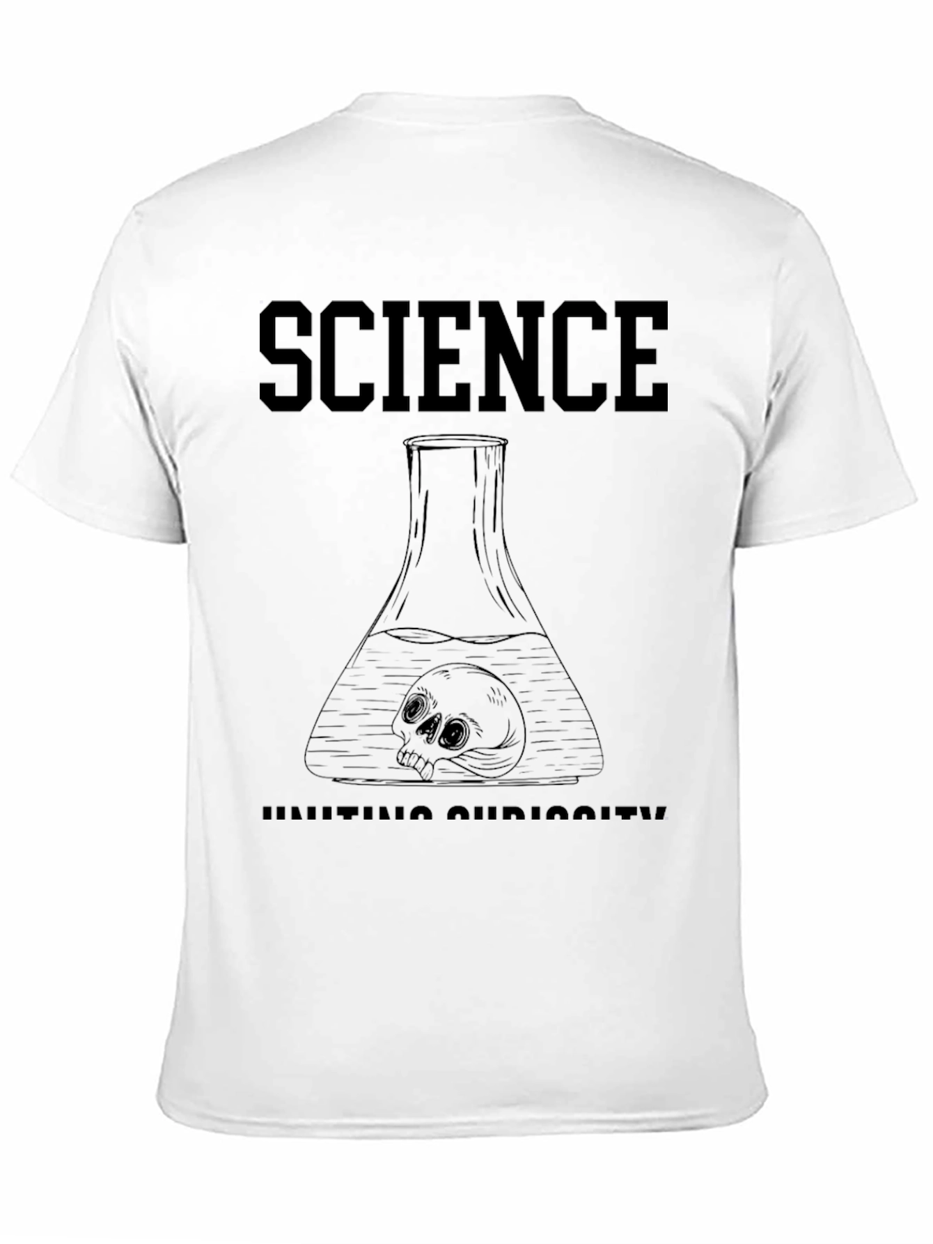 Science Curiosity T-Shirt - Skull Edition