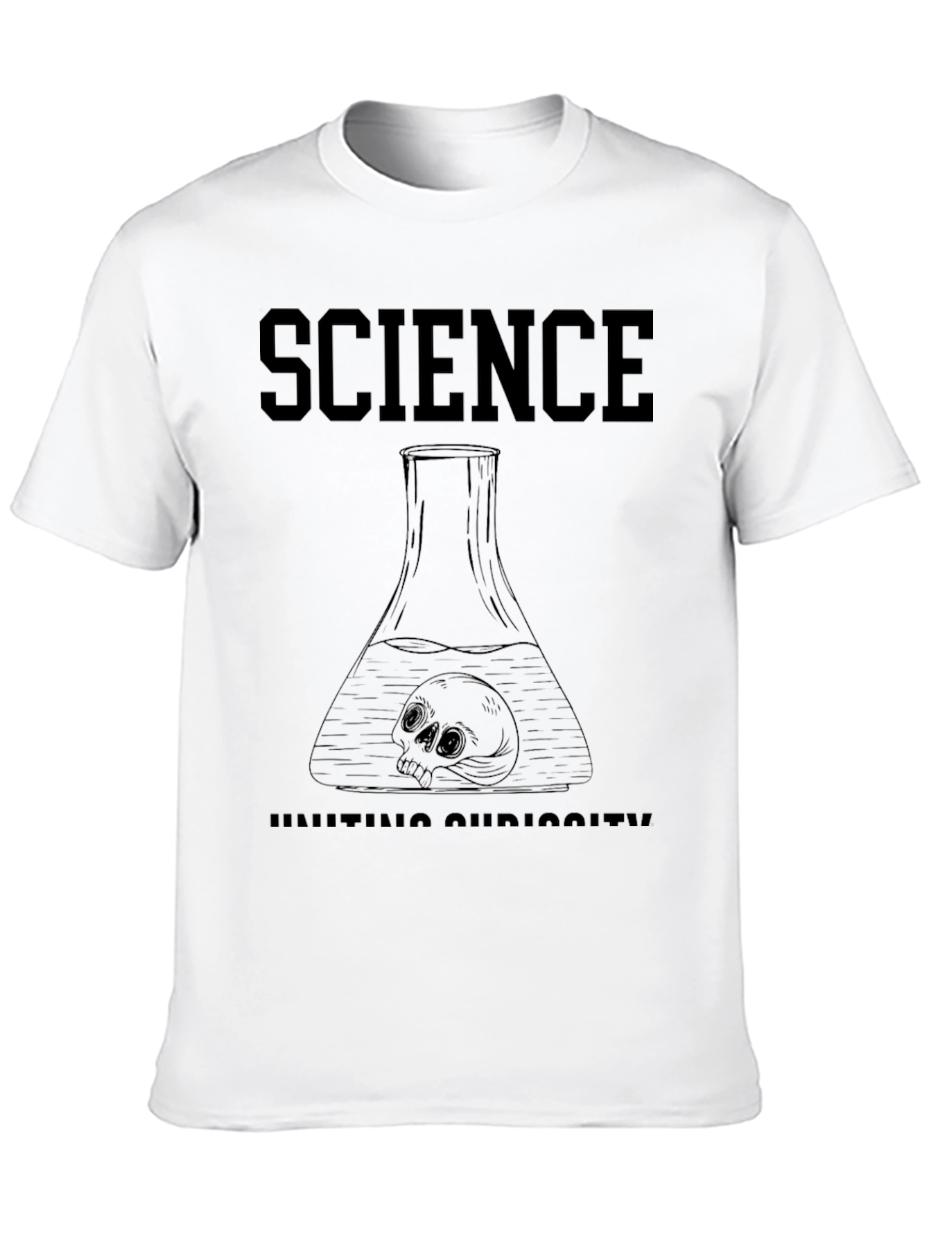 Science Curiosity T-Shirt - Skull Edition