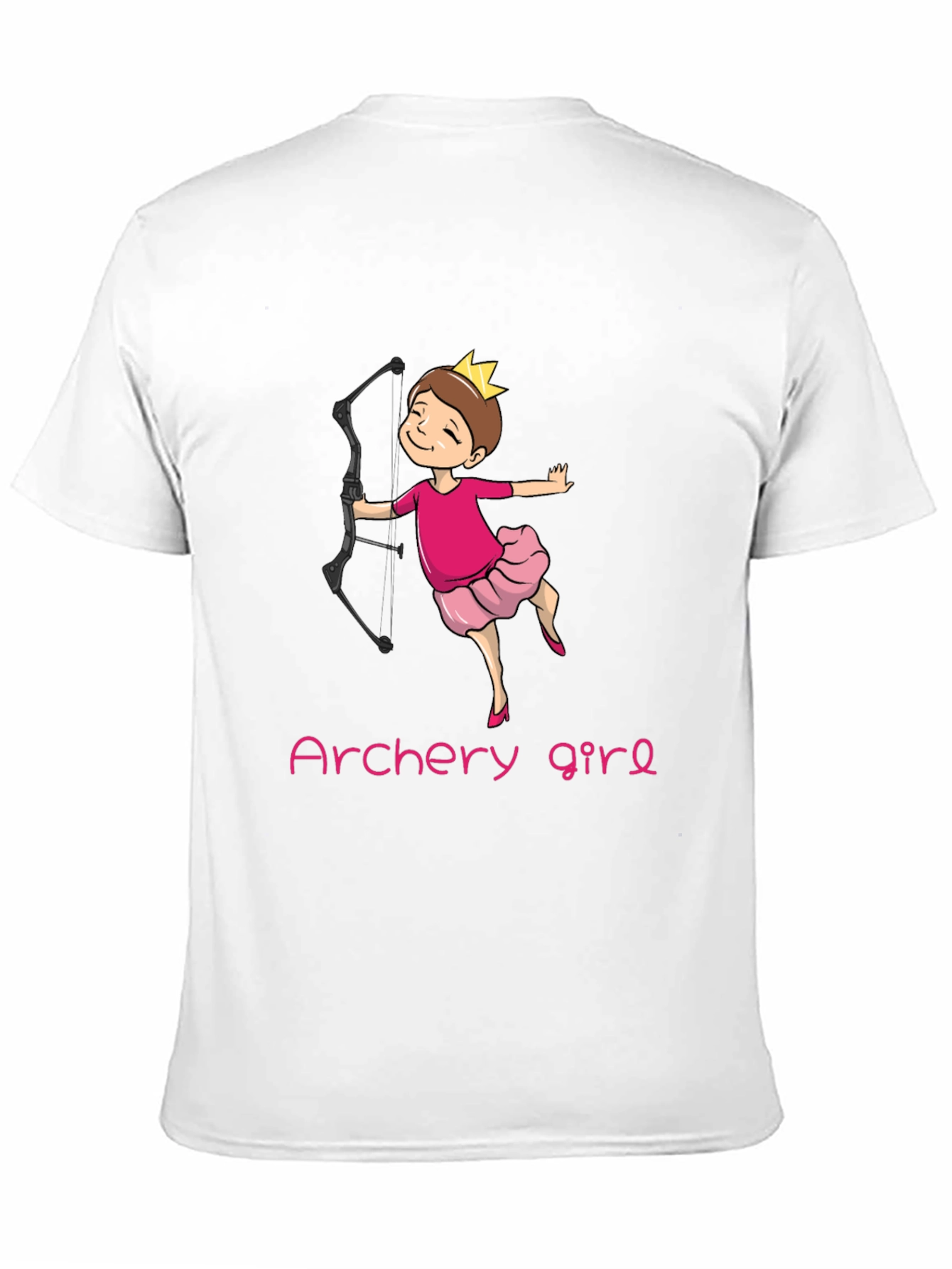 Archery Girl Black T-Shirt