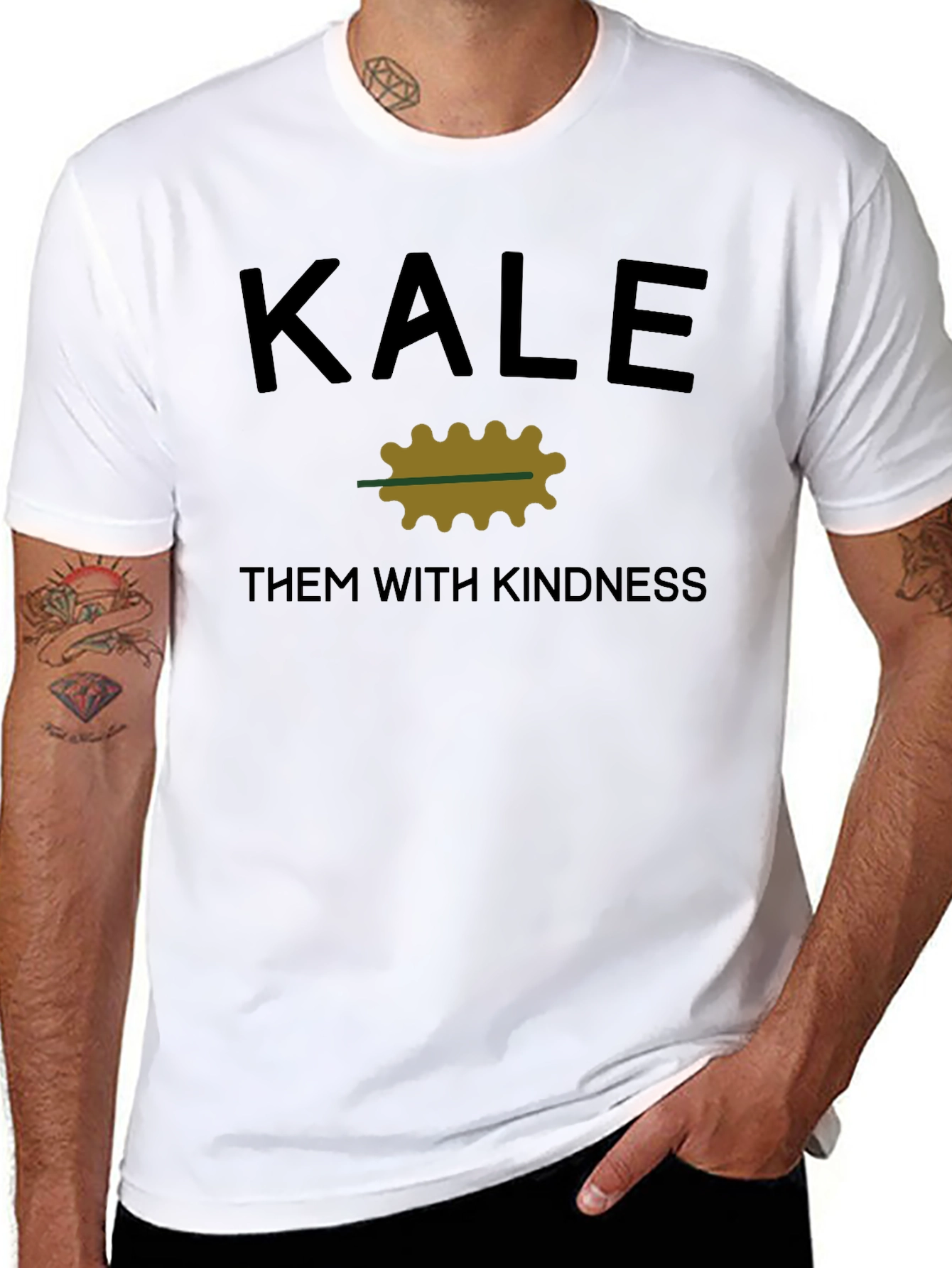 Kale Them With Kindness Graphic T-Shirt