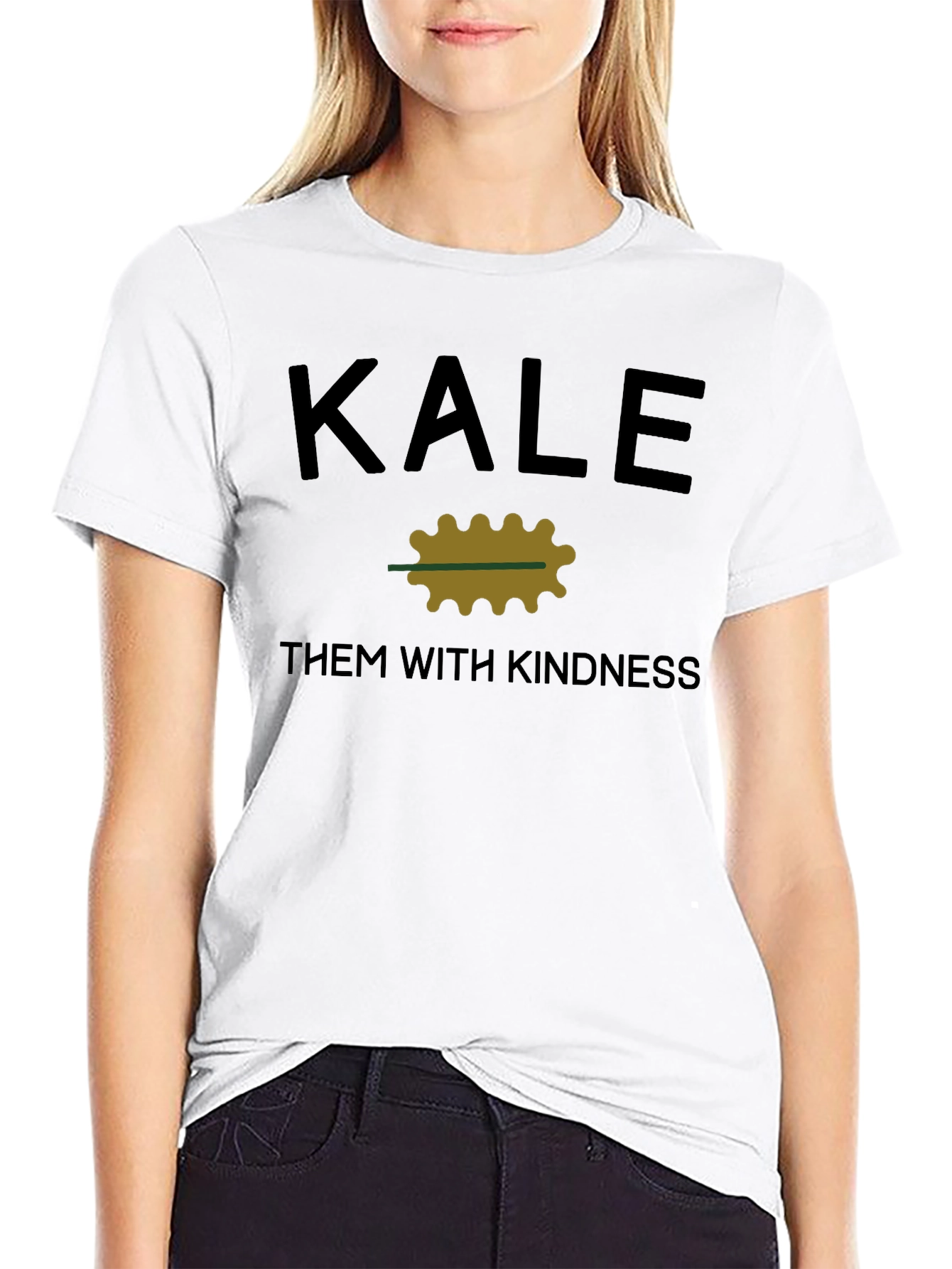 Kale Them With Kindness Graphic T-Shirt
