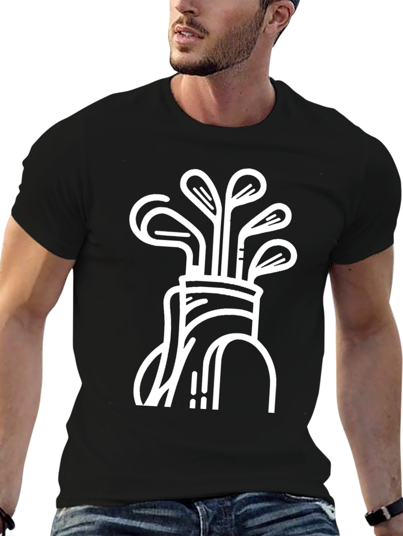 Golf Bag Graphic T-Shirt