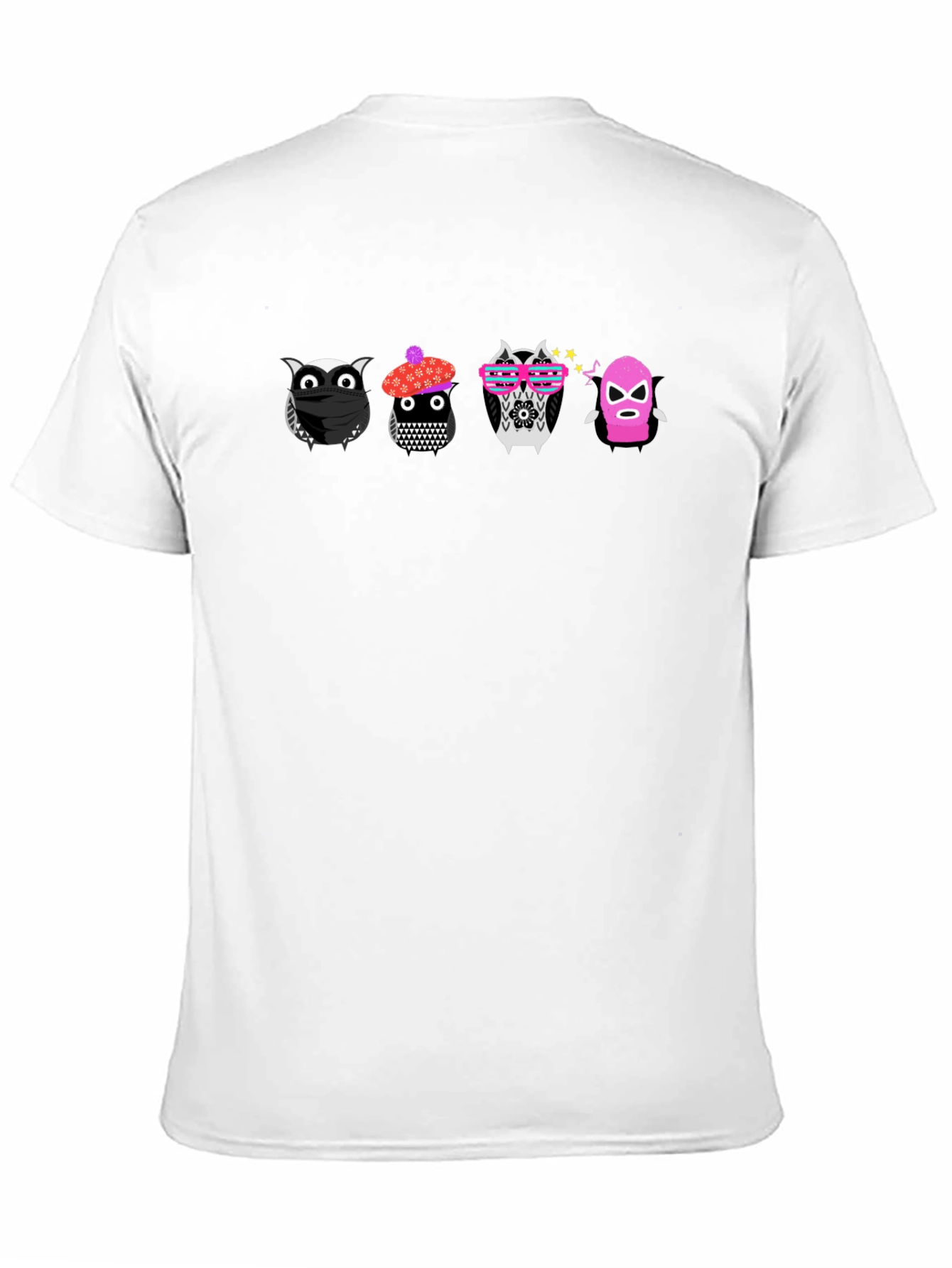 Unique Owl Cartoon Graphic Tee