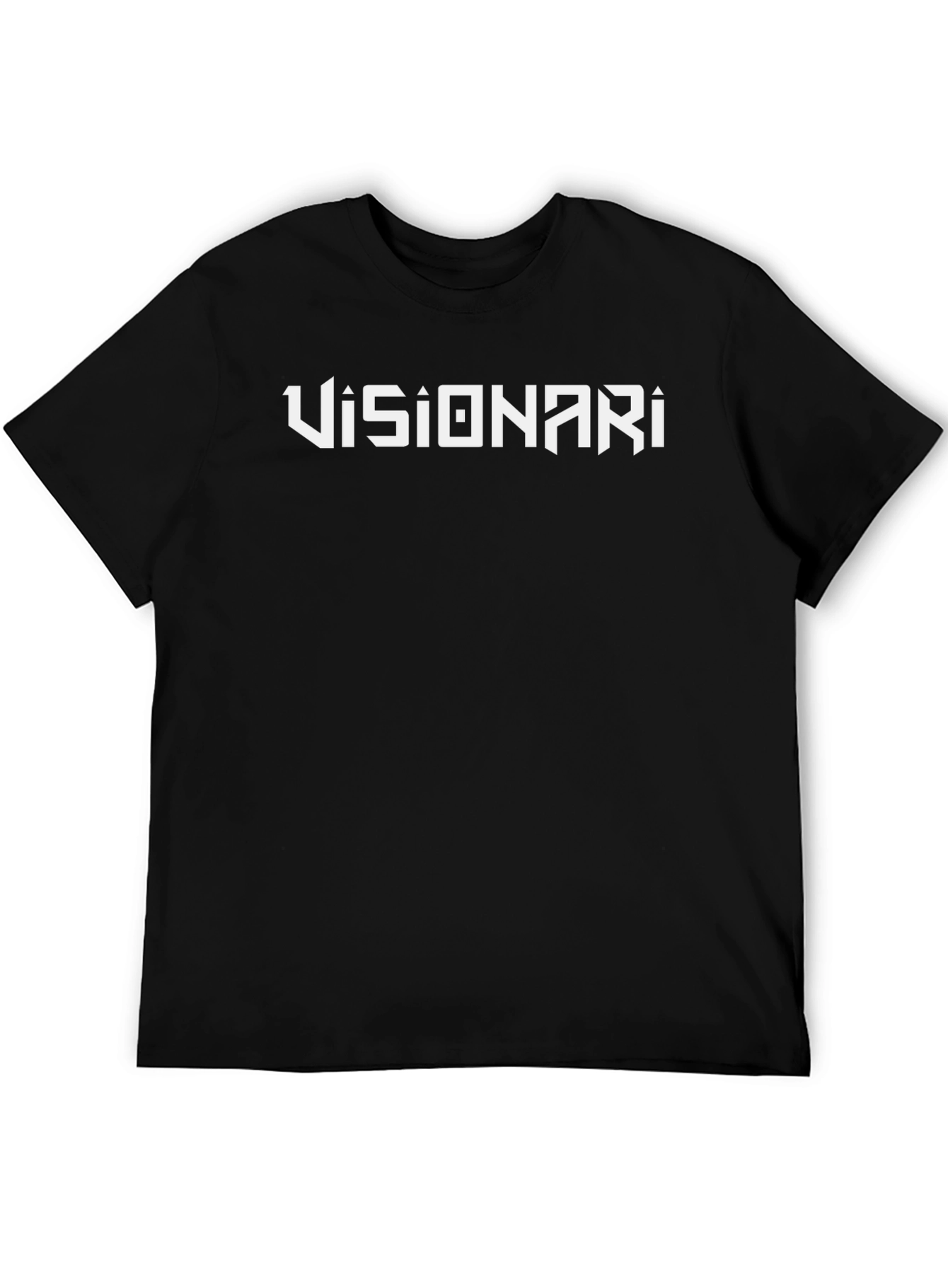 Visionari Black Graphic T-Shirt