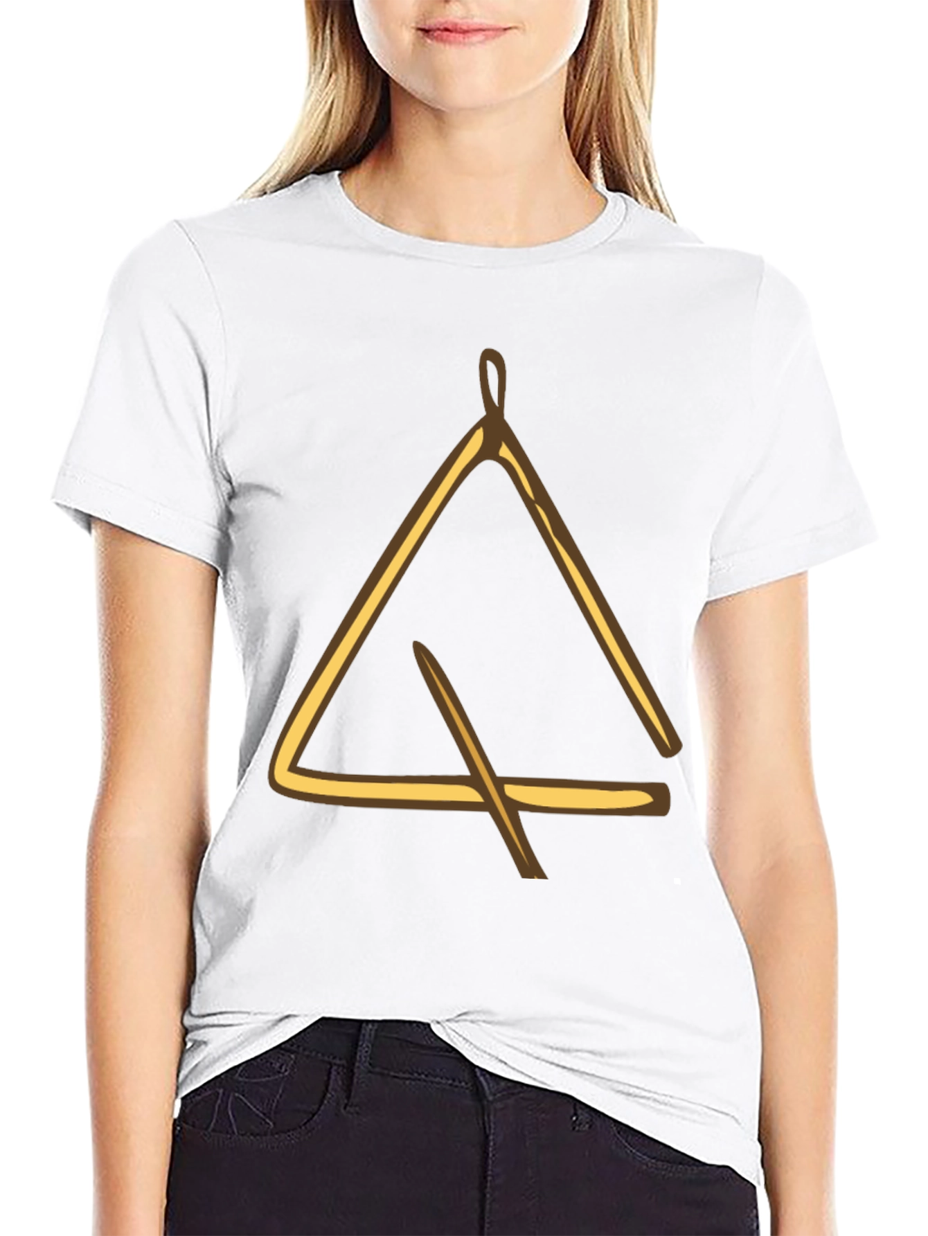 Triangle Instrument Graphic Tee - Musicians Apparel