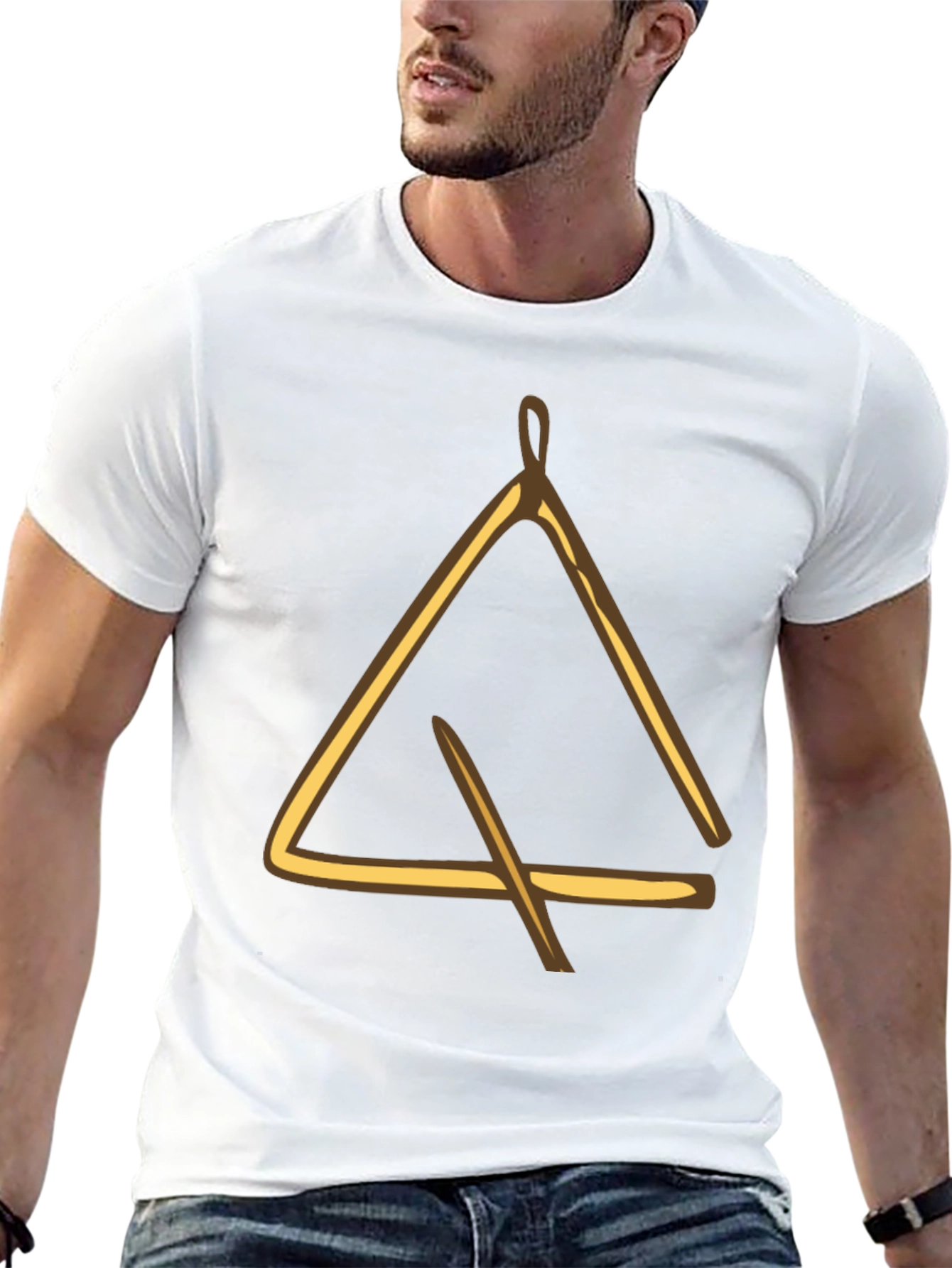 Triangle Instrument Graphic Tee - Musicians Apparel