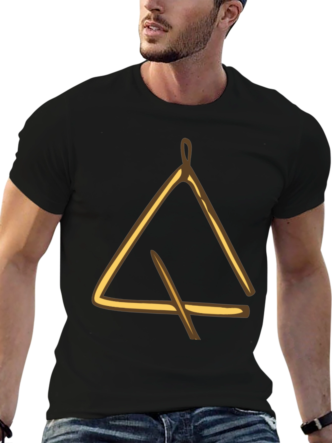Triangle Instrument Graphic Tee - Musicians Apparel