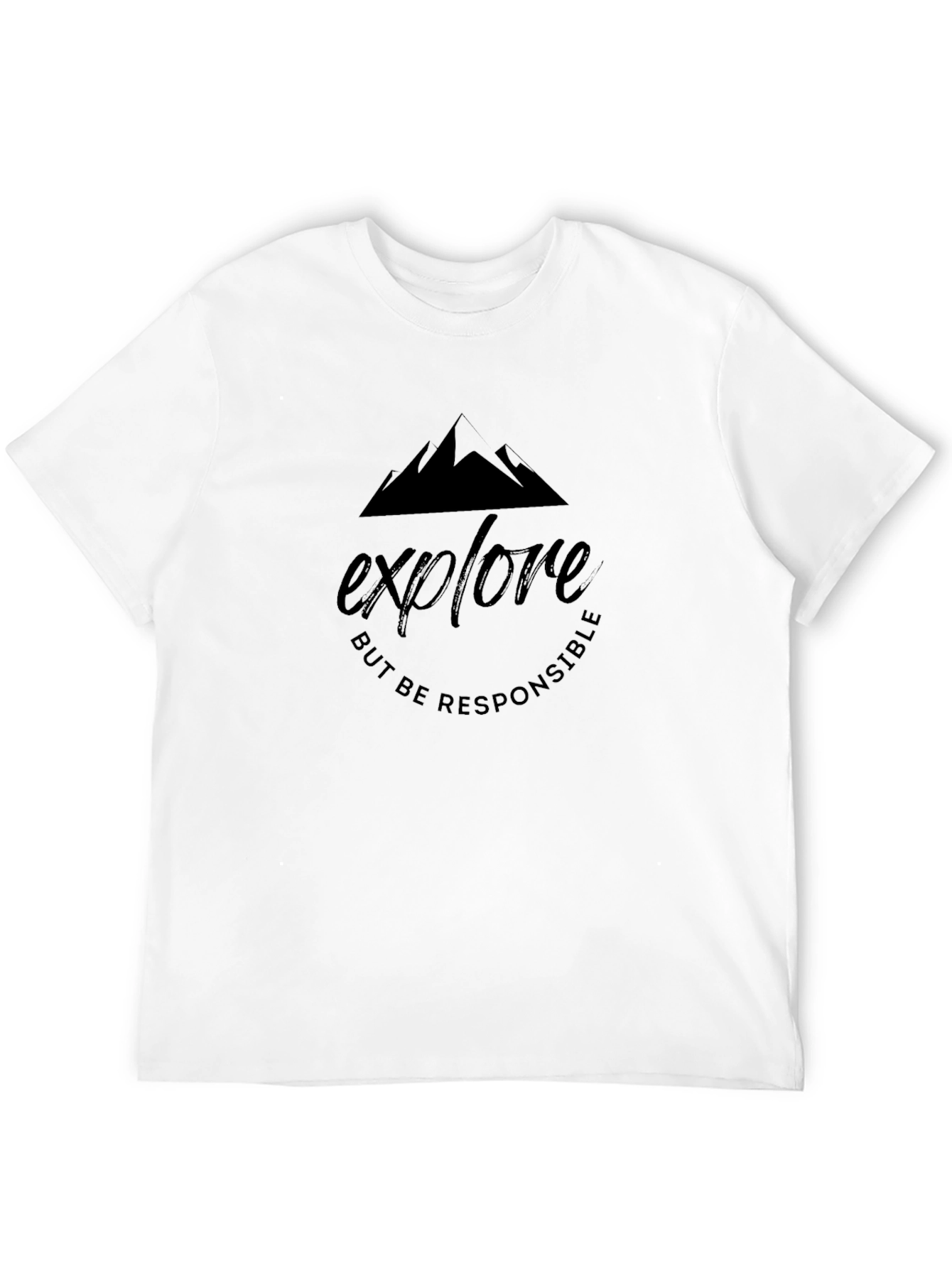 Explore Responsibly Black T-Shirt