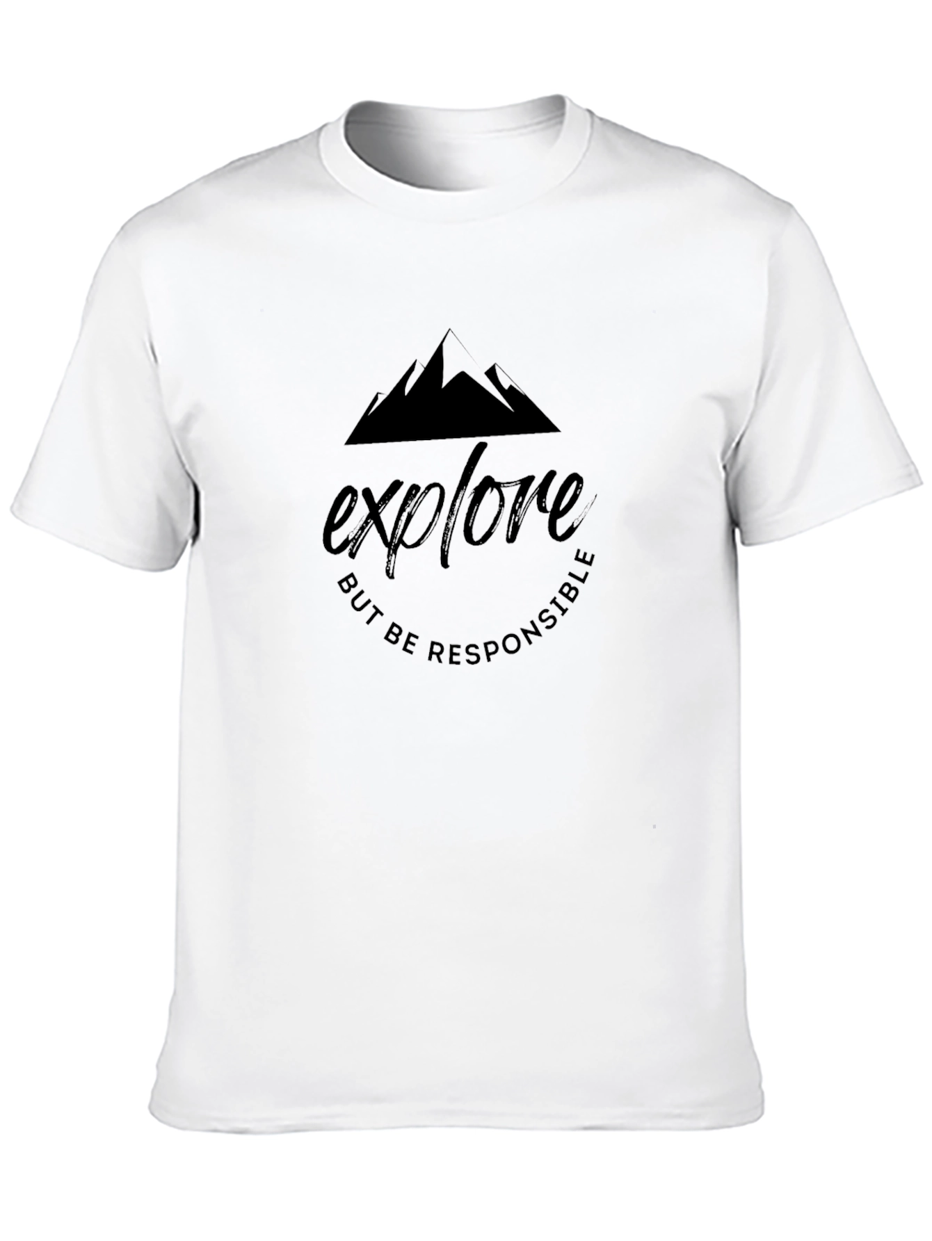 Explore Responsibly Black T-Shirt