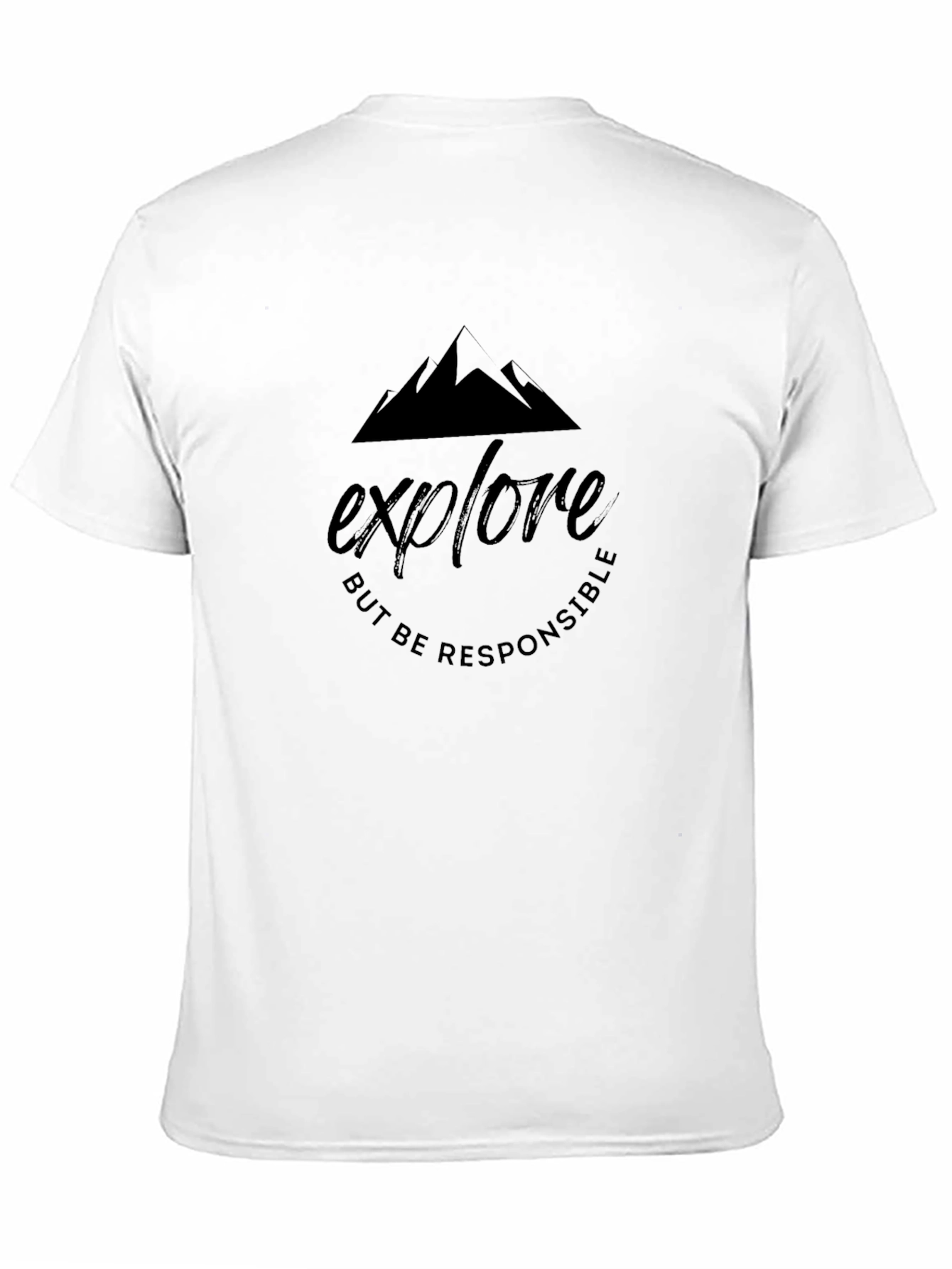 Explore Responsibly Black T-Shirt