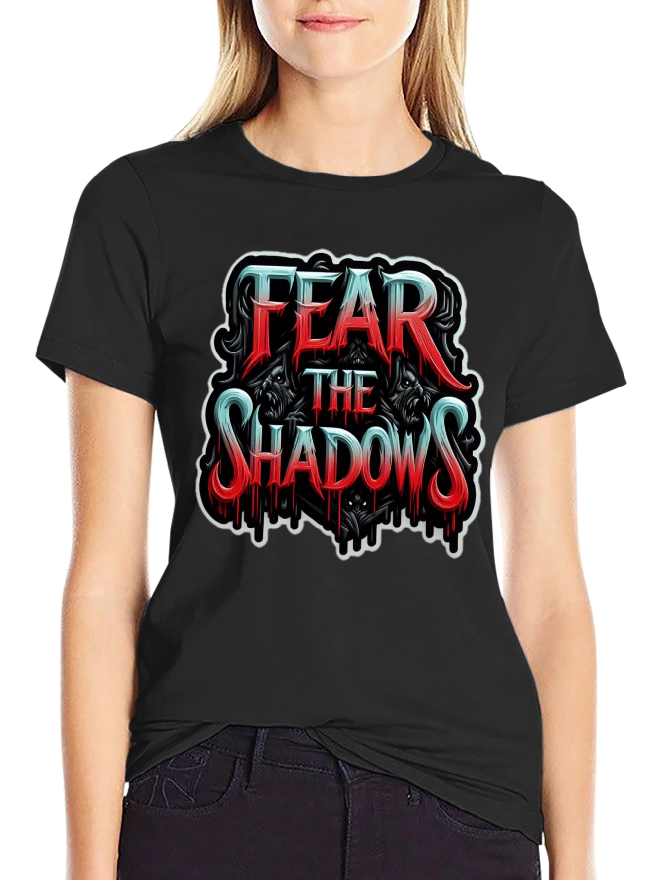 Fear the Shadows Graphic T-Shirt