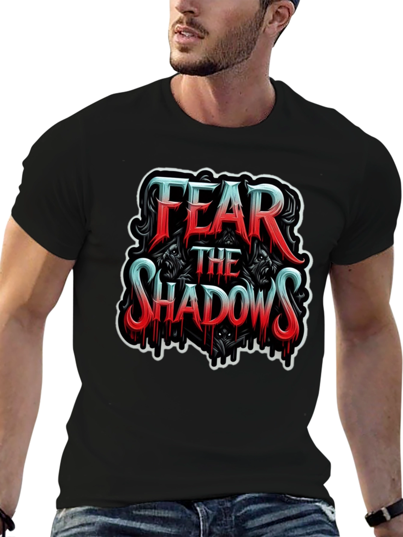 Fear the Shadows Graphic T-Shirt