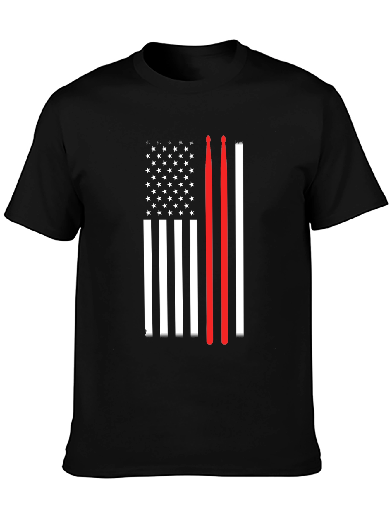 American Flag Drummer T-Shirt