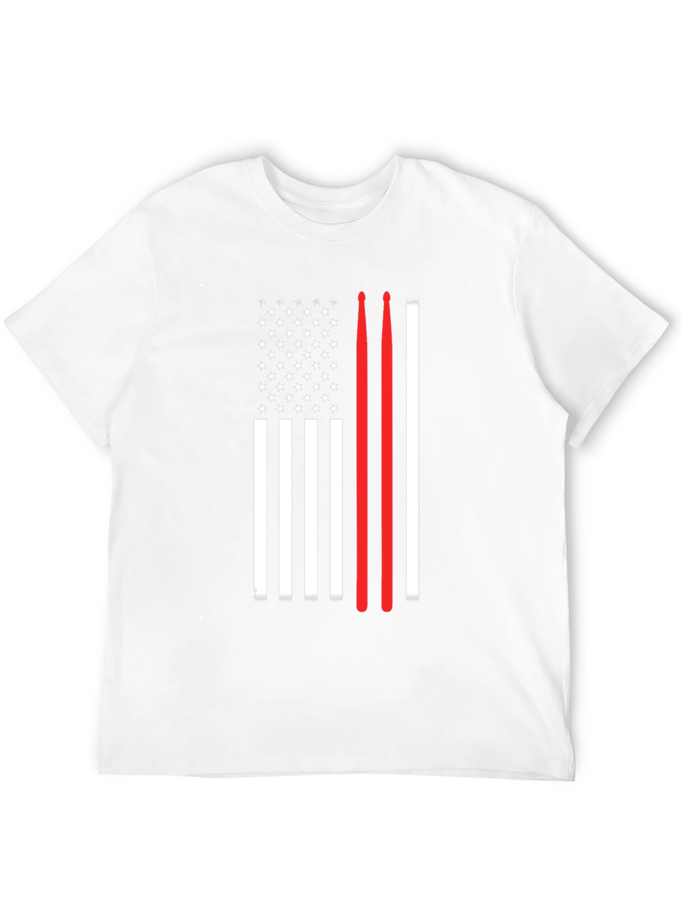 American Flag Drummer T-Shirt