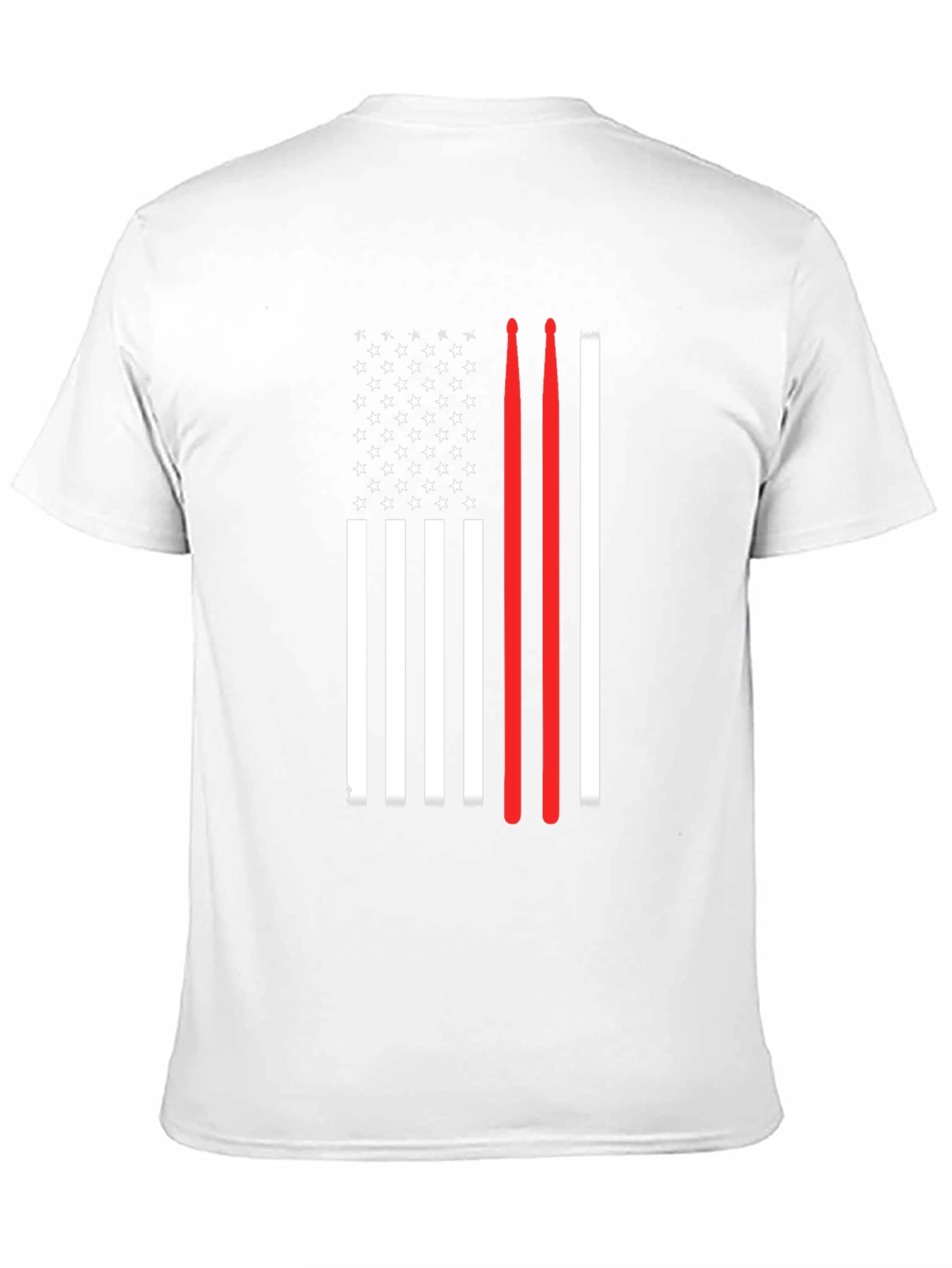 American Flag Drummer T-Shirt