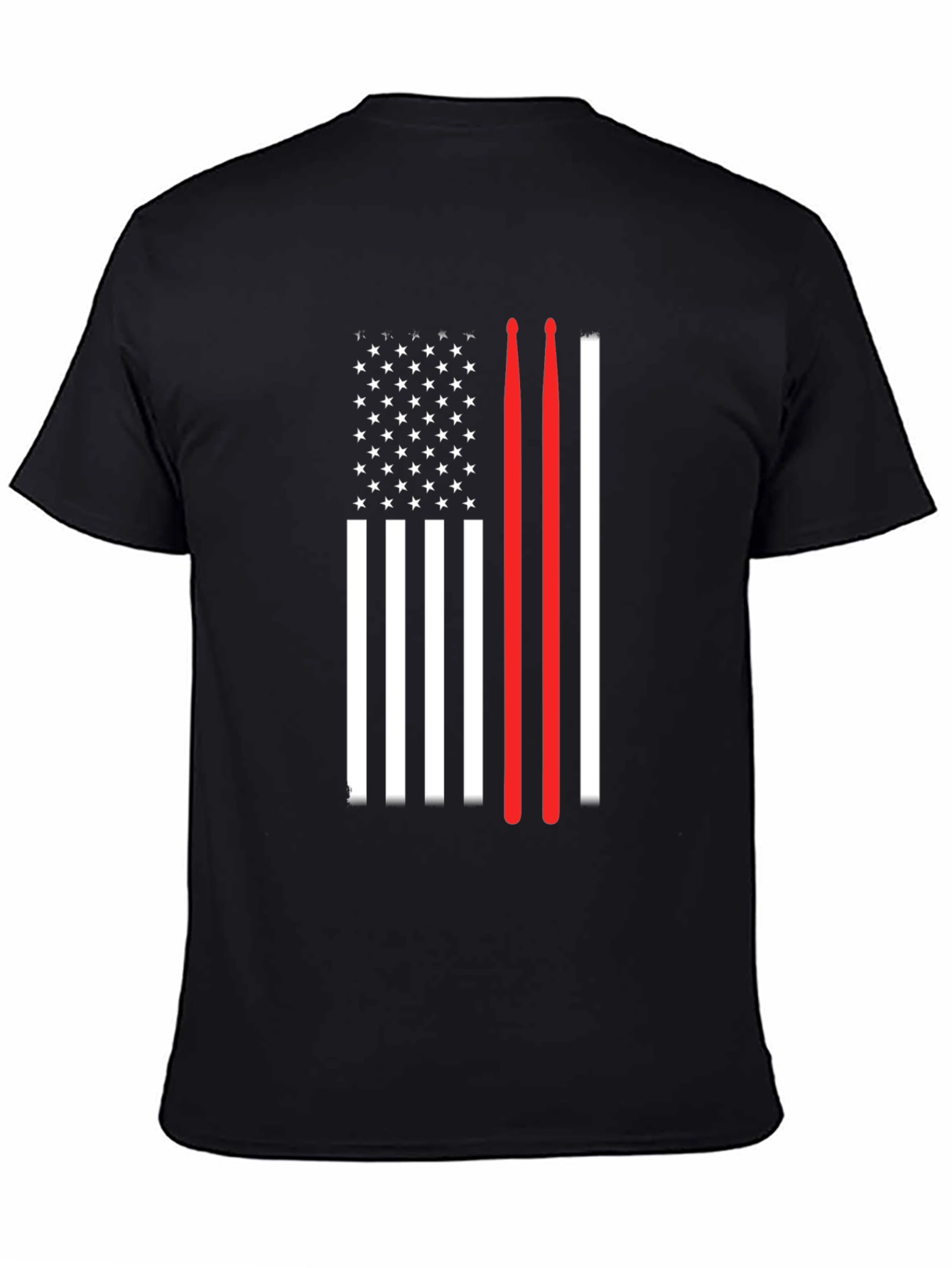 American Flag Drummer T-Shirt