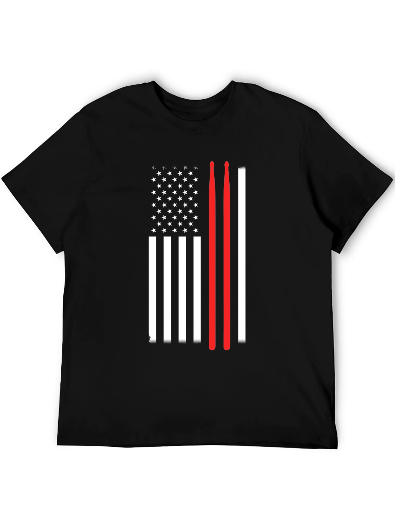 American Flag Drummer T-Shirt