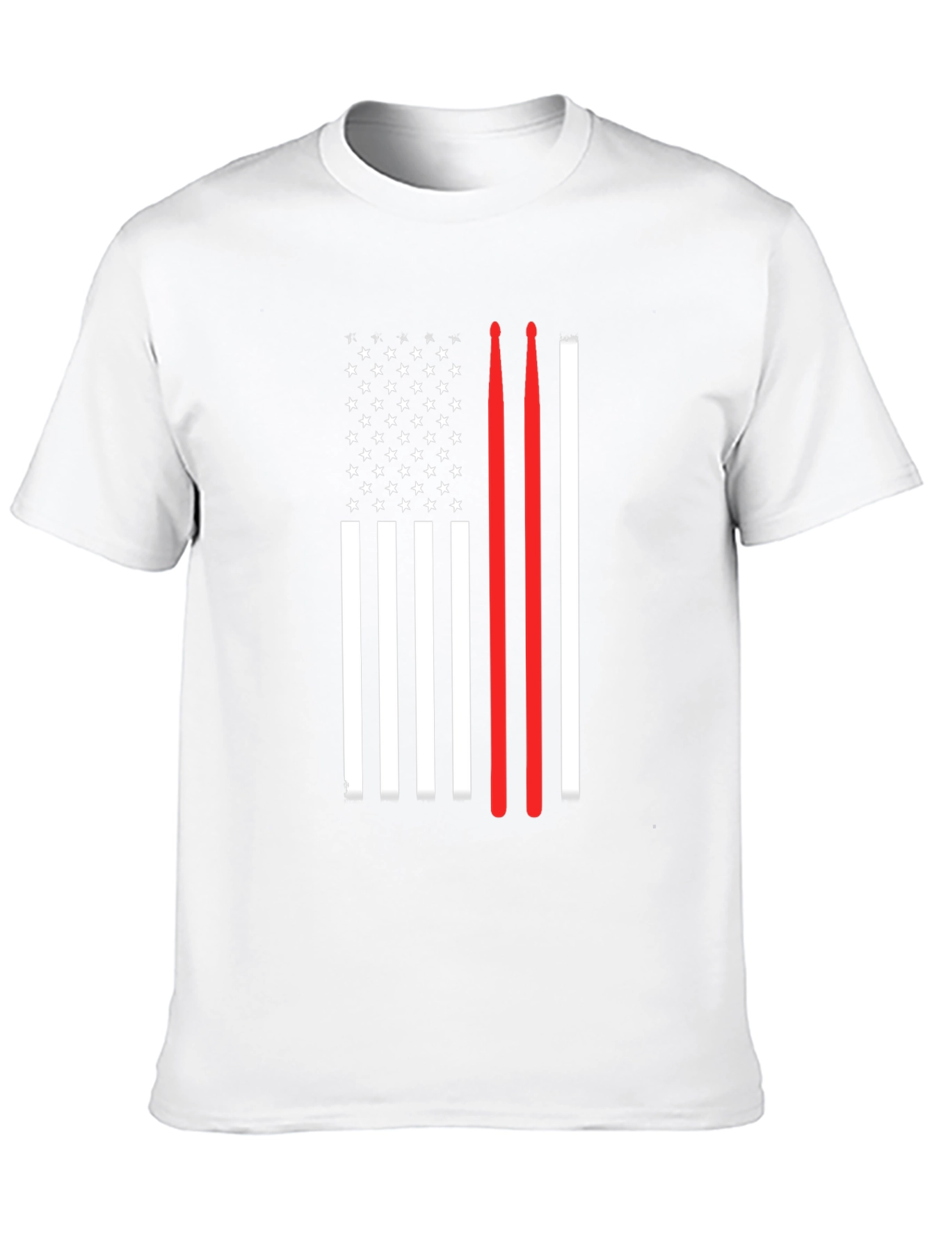 American Flag Drummer T-Shirt